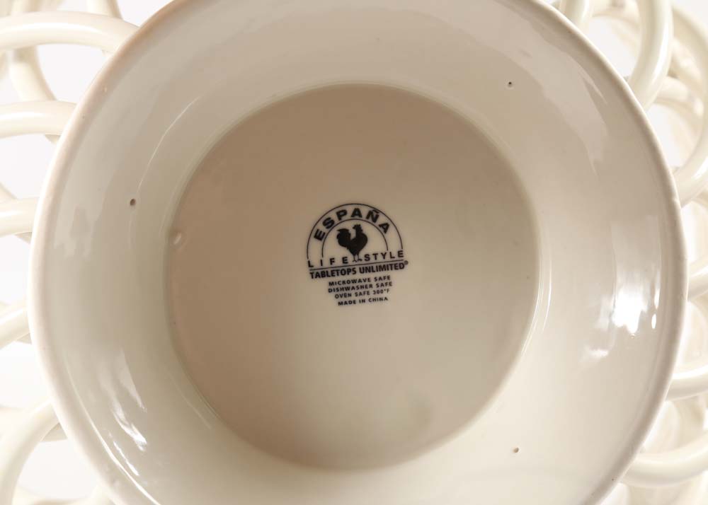 Espana Ceramic Bread Baskets