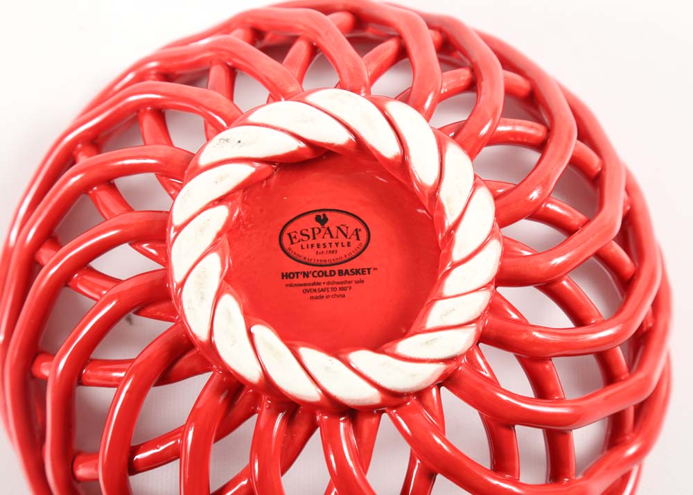 Espana Ceramic Bread Baskets