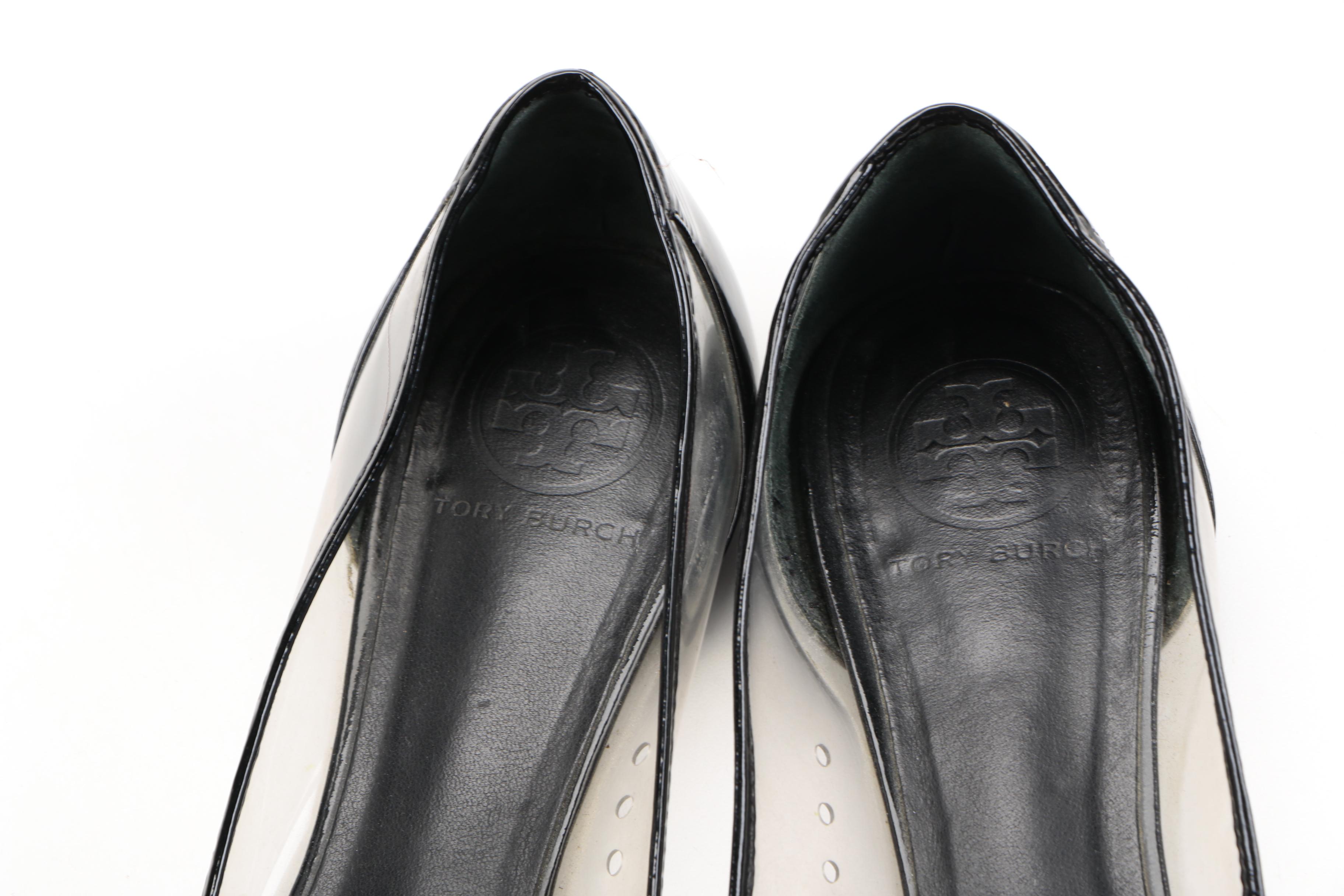 Tory Burch Transparent Reva Flats