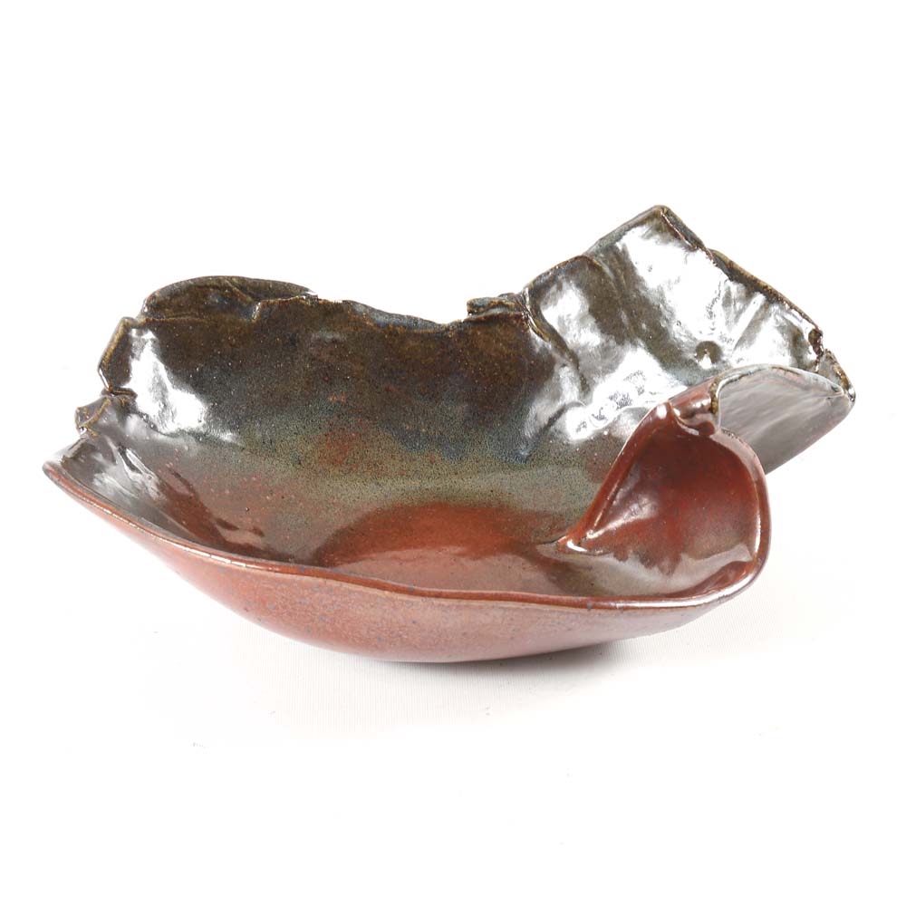 Abstract Pottery Bowl