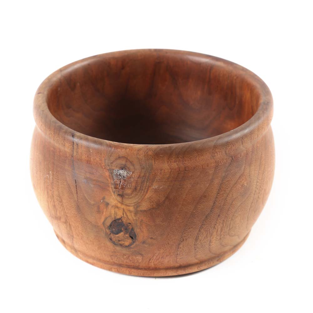 Paschall Hand-Turned Walnut Bowl