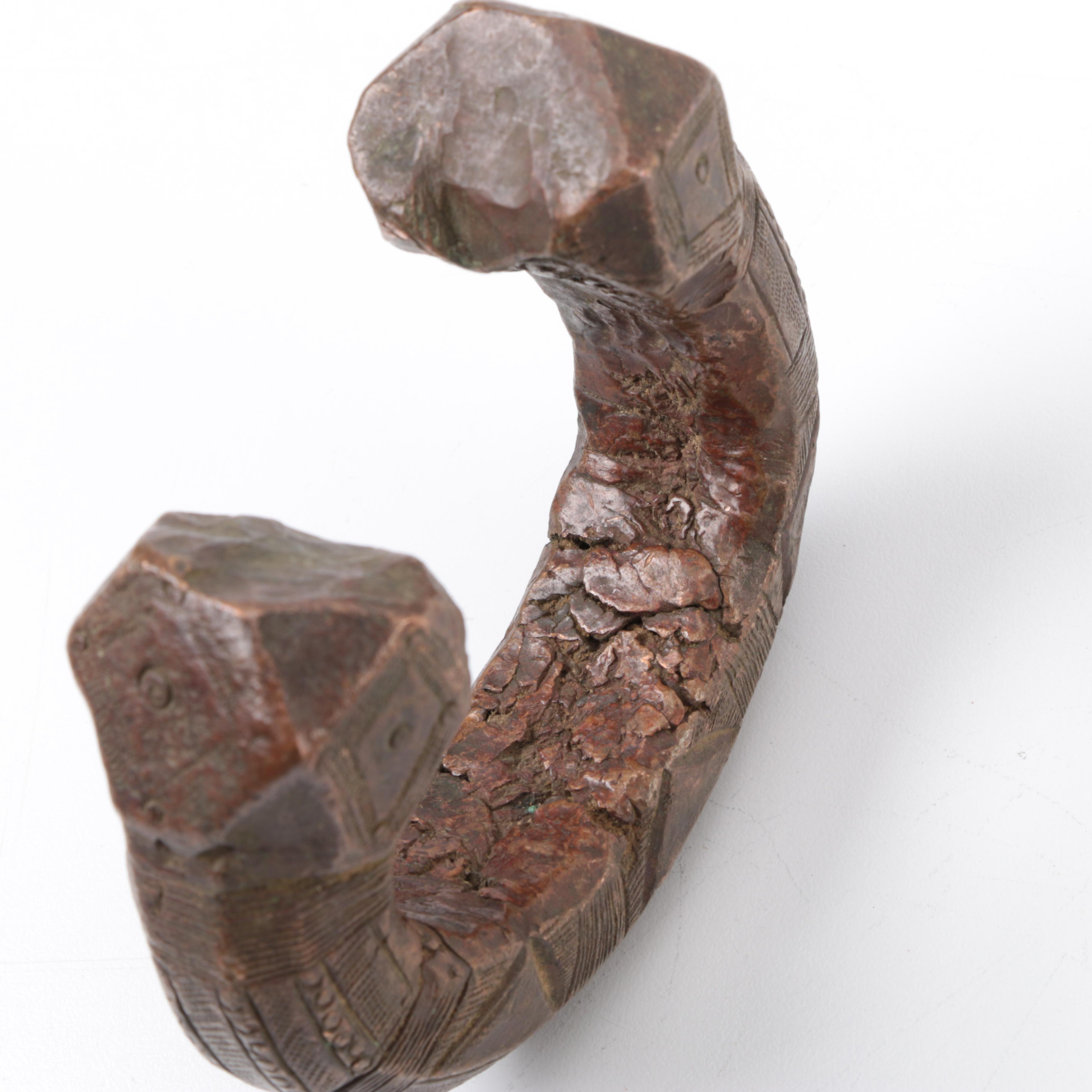 Pair of Copper Currency Bracelets