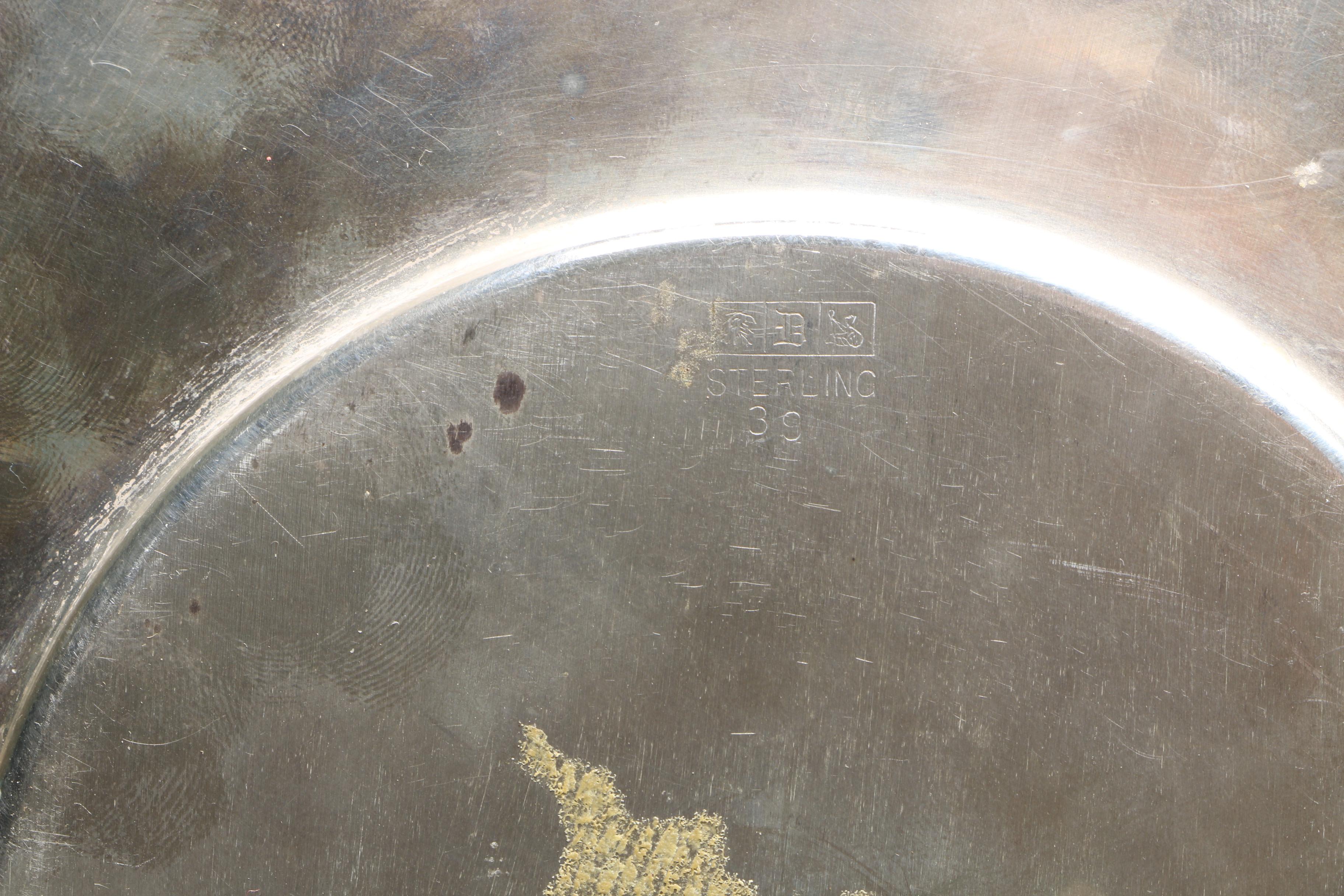 Dunkirk Silversmiths Sterling Silver Tray