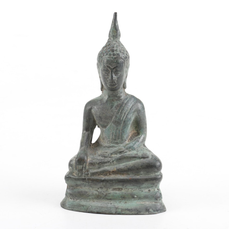 Sukhothai Sitting Buddha Figurine