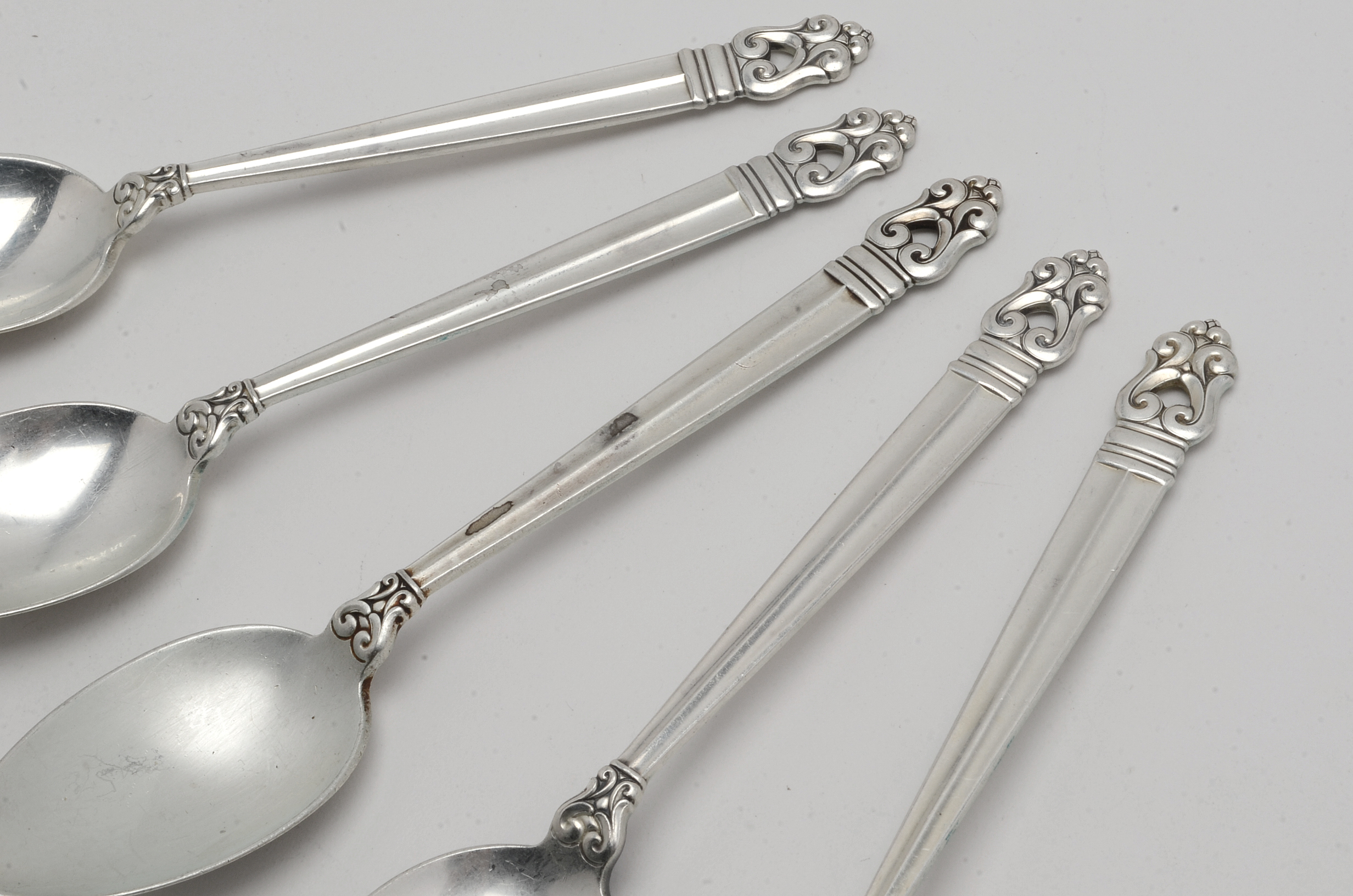 International Silver Co. "Royal Danish" Sterling Silver Flatware