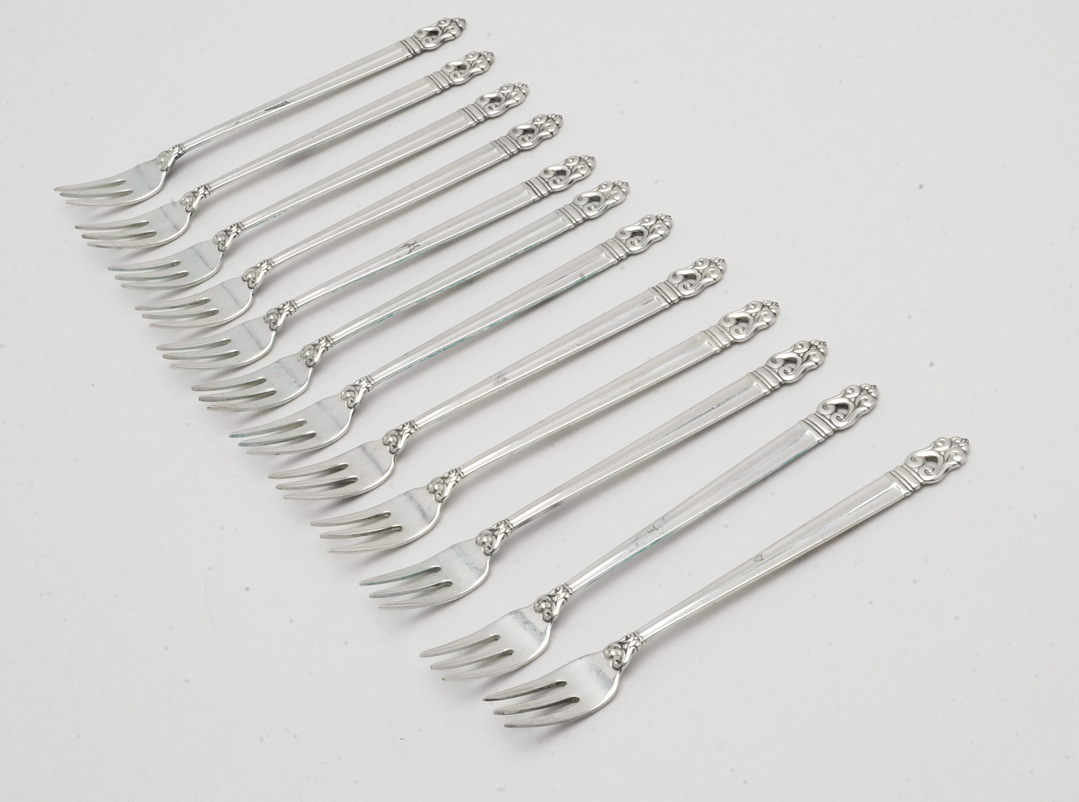 International Silver Co. "Royal Danish" Sterling Silver Flatware