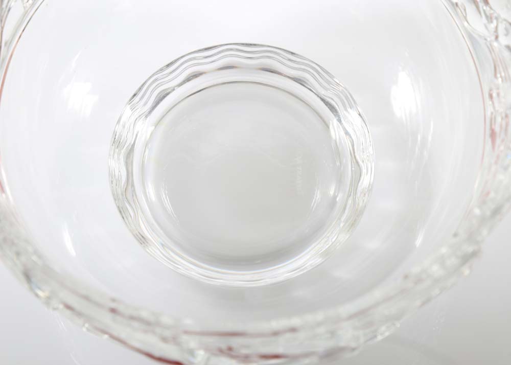 Tiffany & Co. "Dolphin" Crystal Bowl