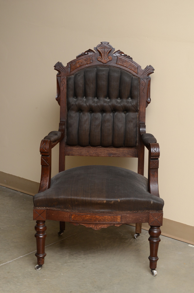 Victorian Eastlake Arm Chair