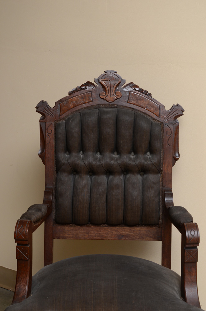 Victorian Eastlake Arm Chair