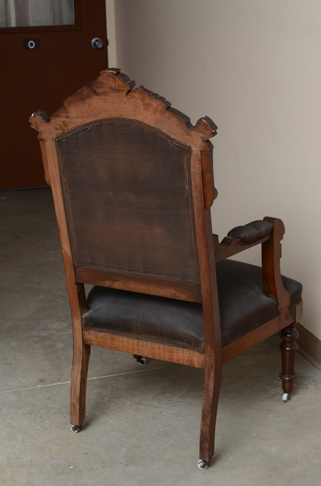 Victorian Eastlake Arm Chair