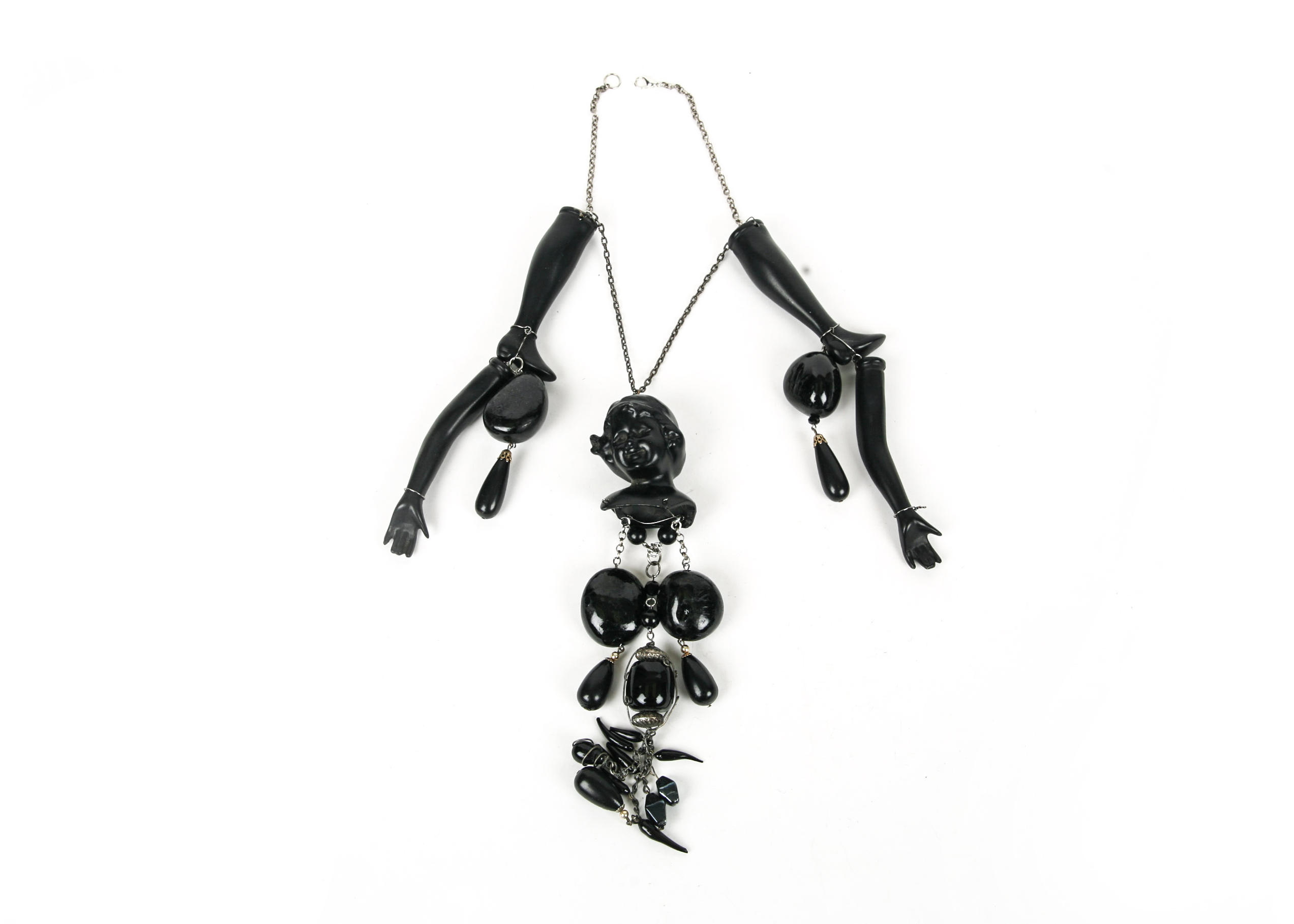 Deconstructed Vintage German Doll Necklace