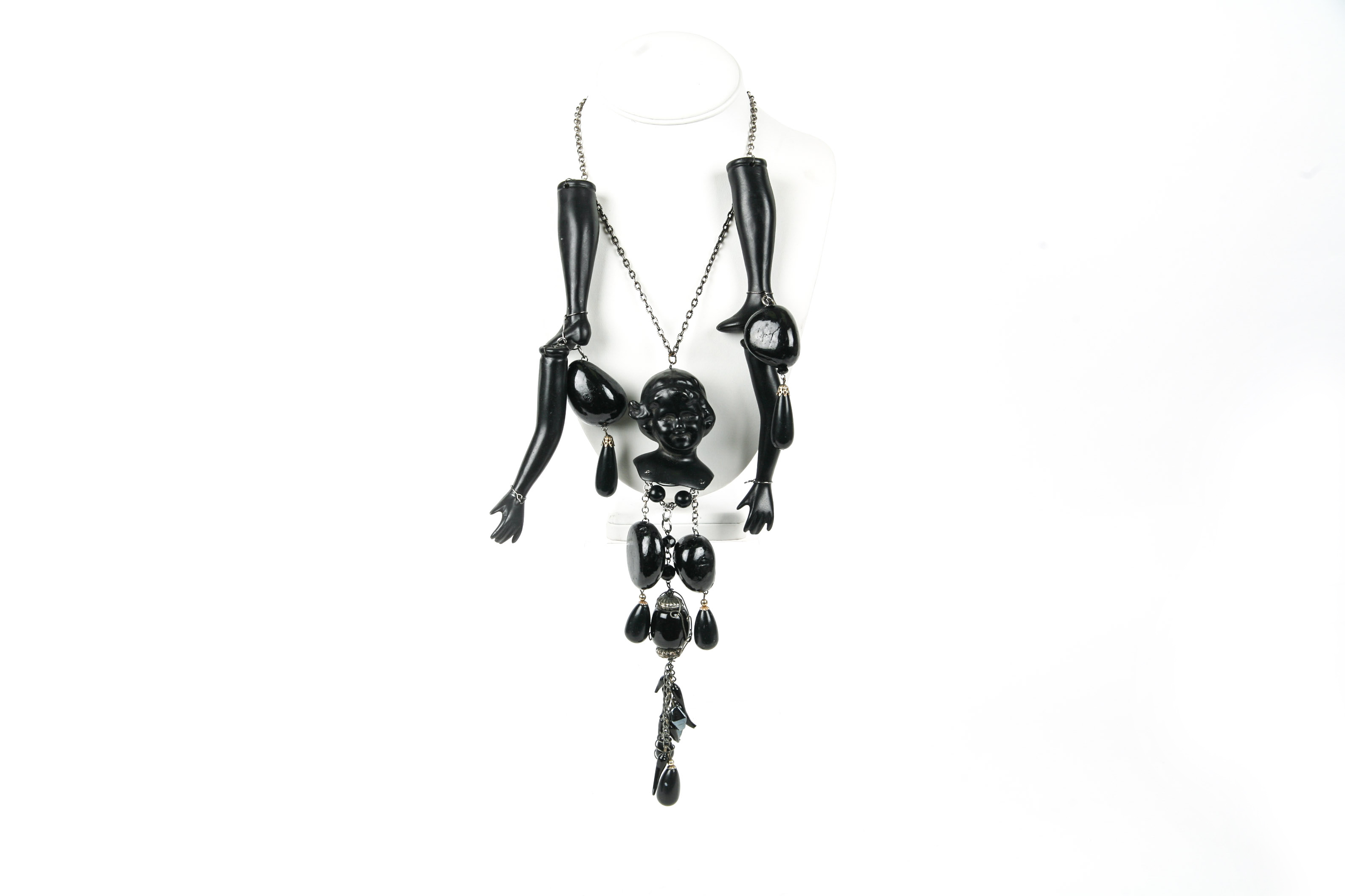Deconstructed Vintage German Doll Necklace