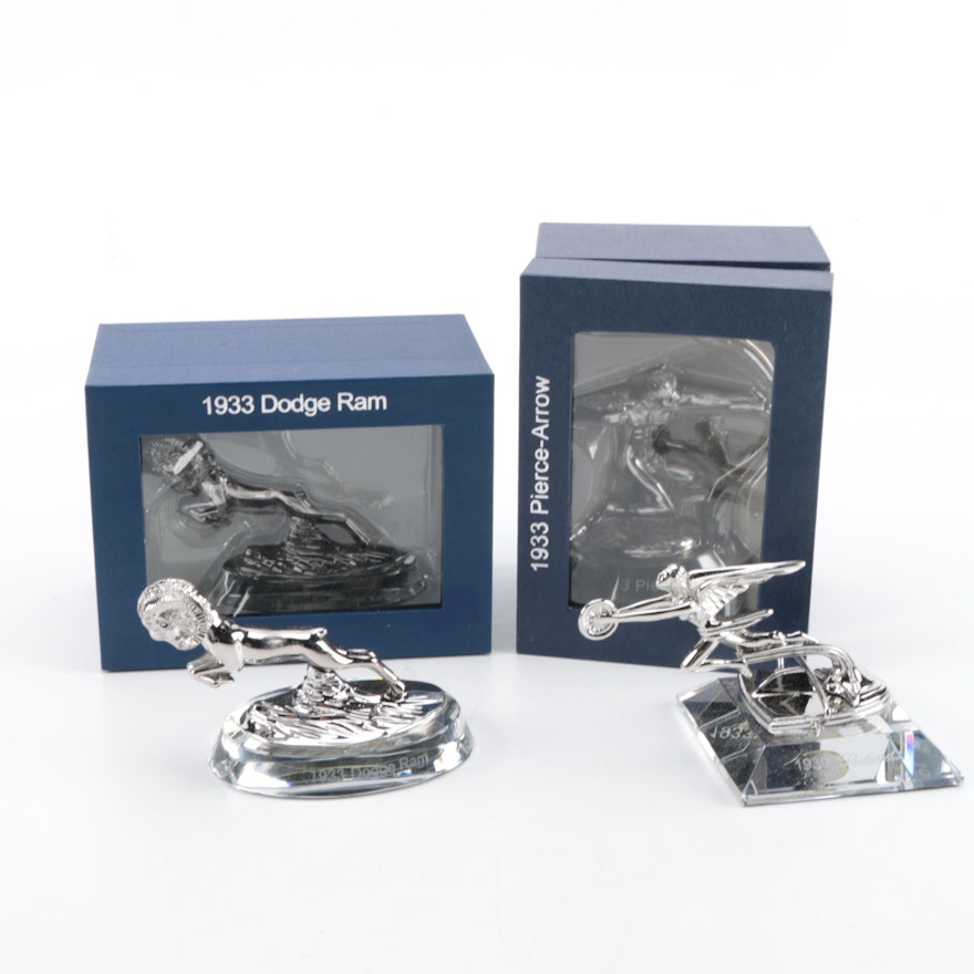 Replica Vintage Automobile Hood Ornament Figurines