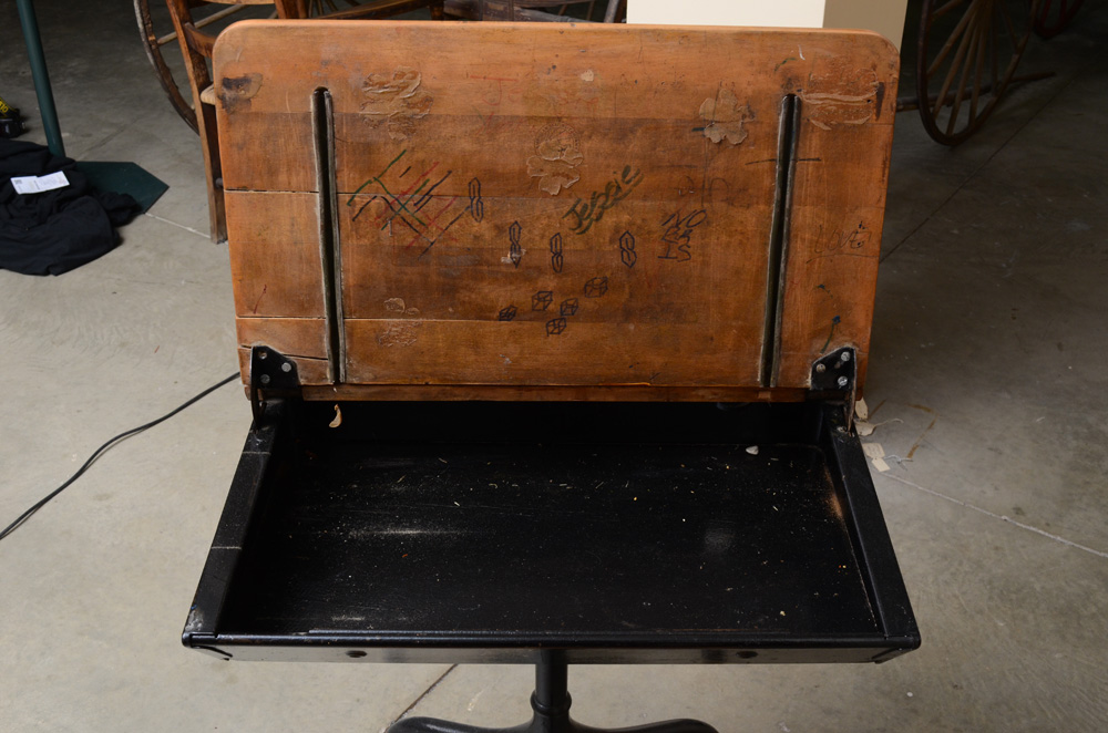 Early to Mid 20th Century School Desk