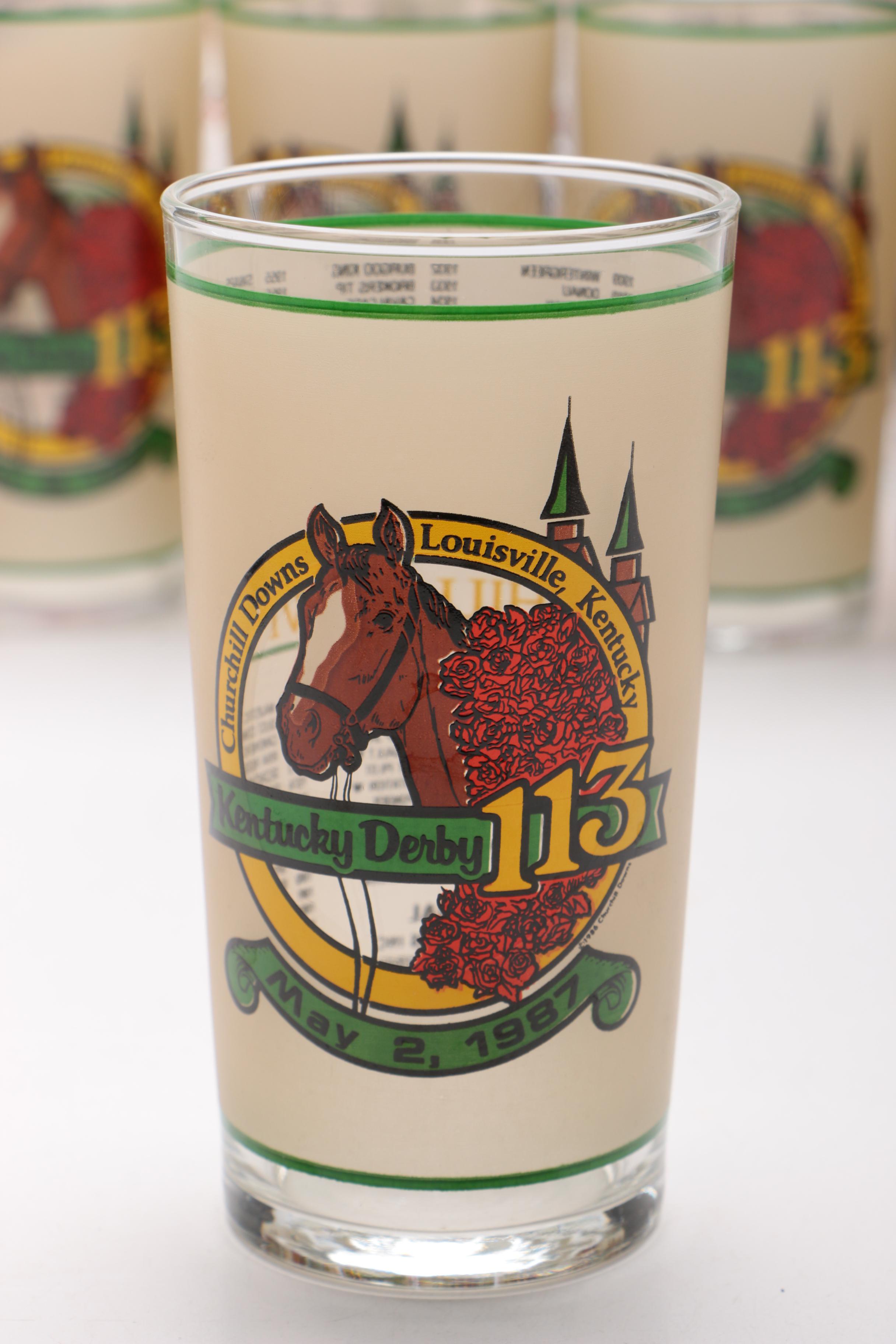 Kentucky Derby Bar Glasses