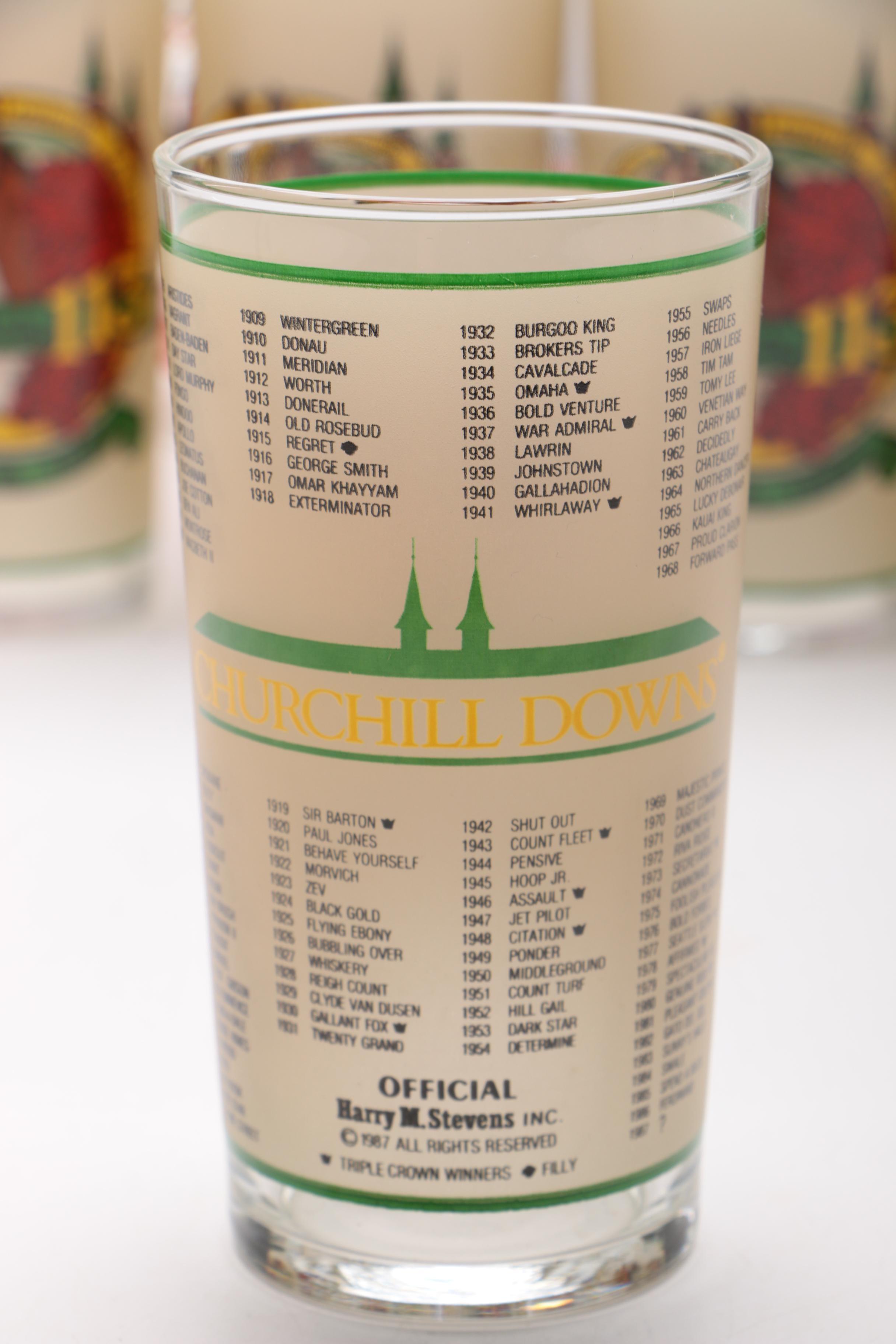 Kentucky Derby Bar Glasses