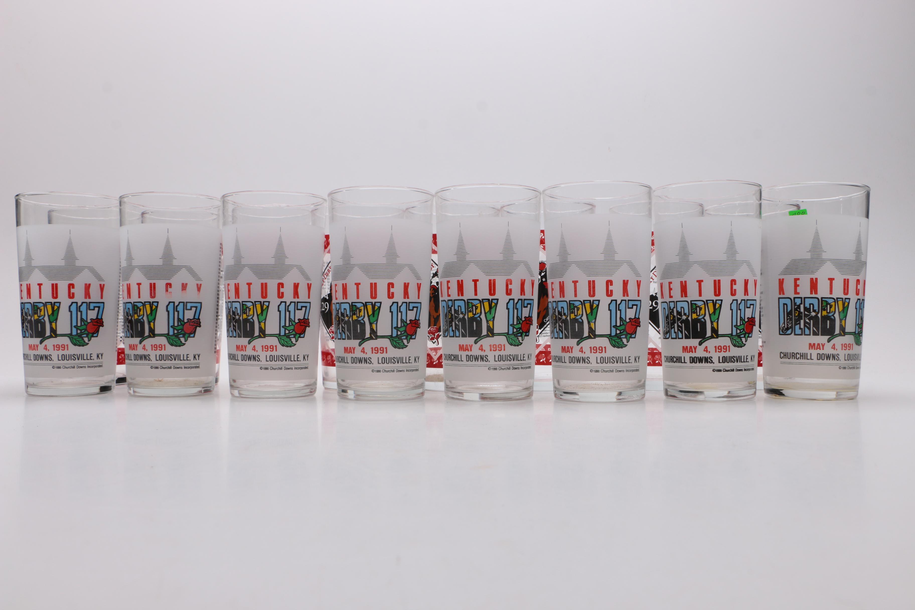 Kentucky Derby Bar Glasses