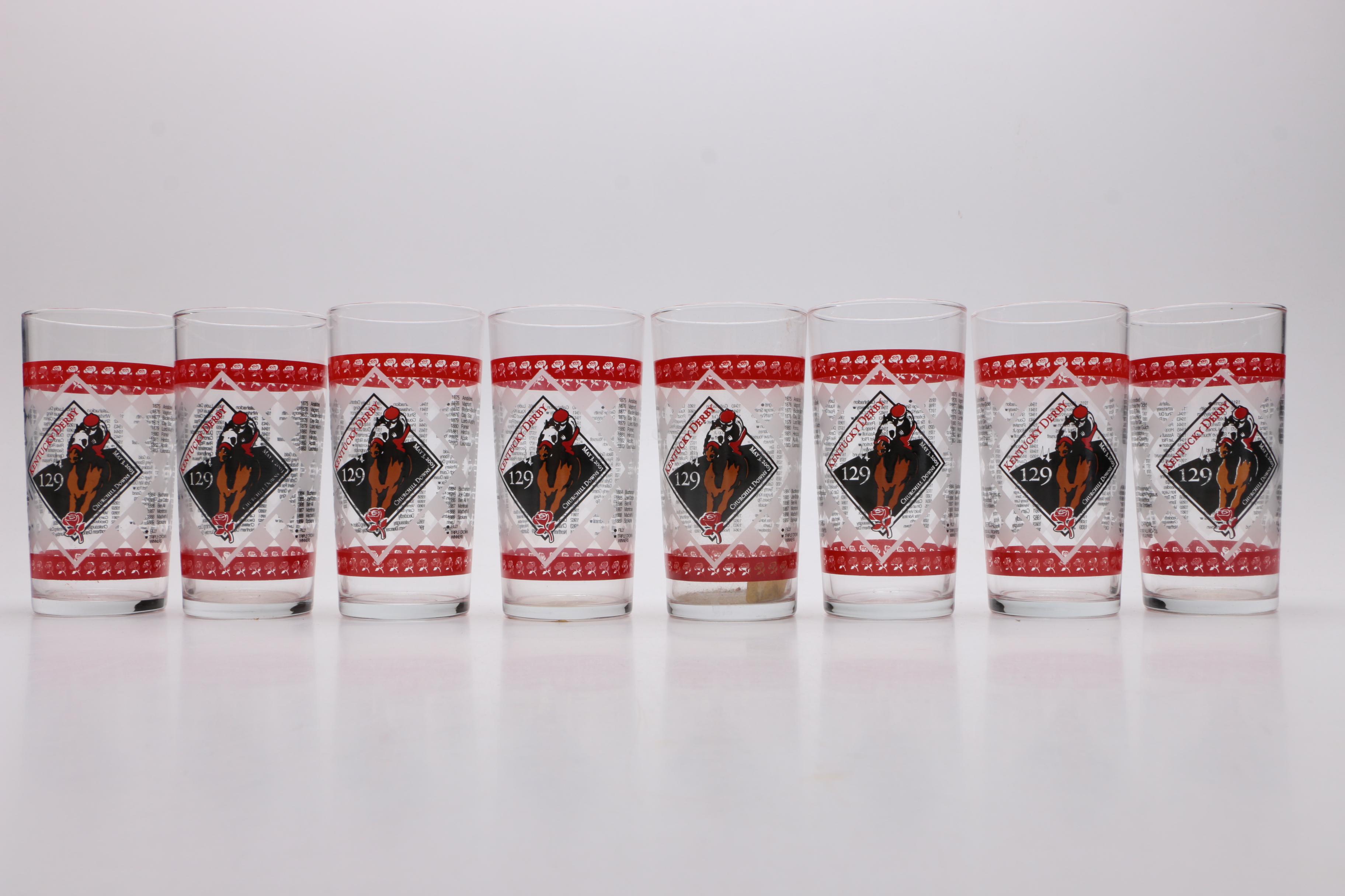 Kentucky Derby Bar Glasses
