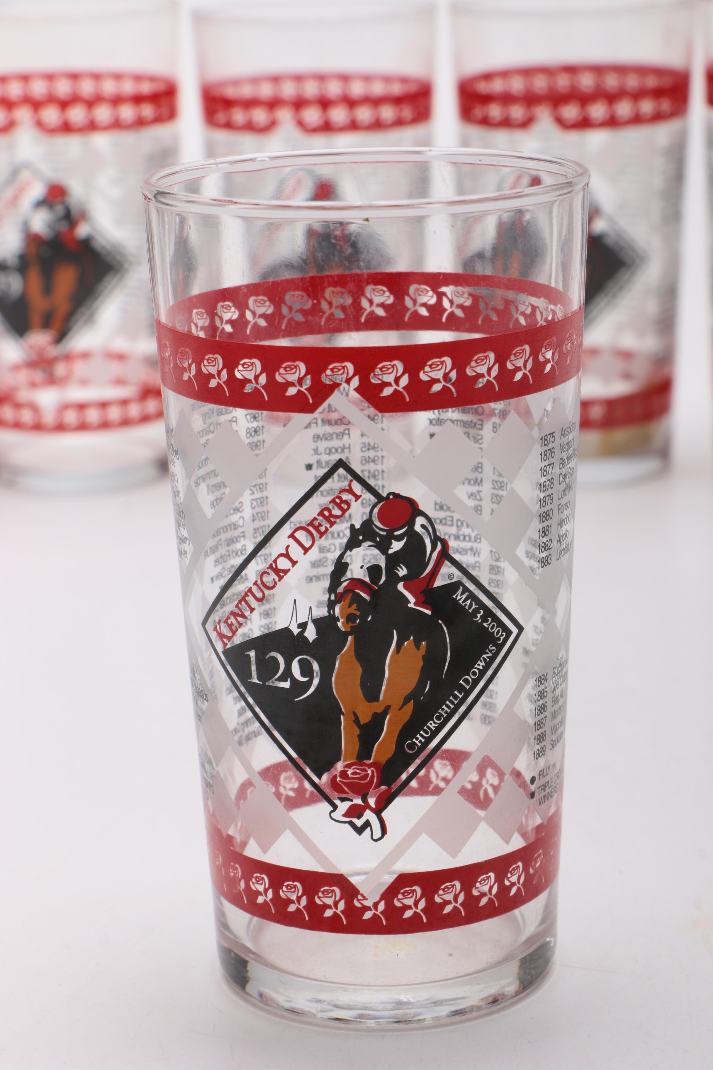Kentucky Derby Bar Glasses
