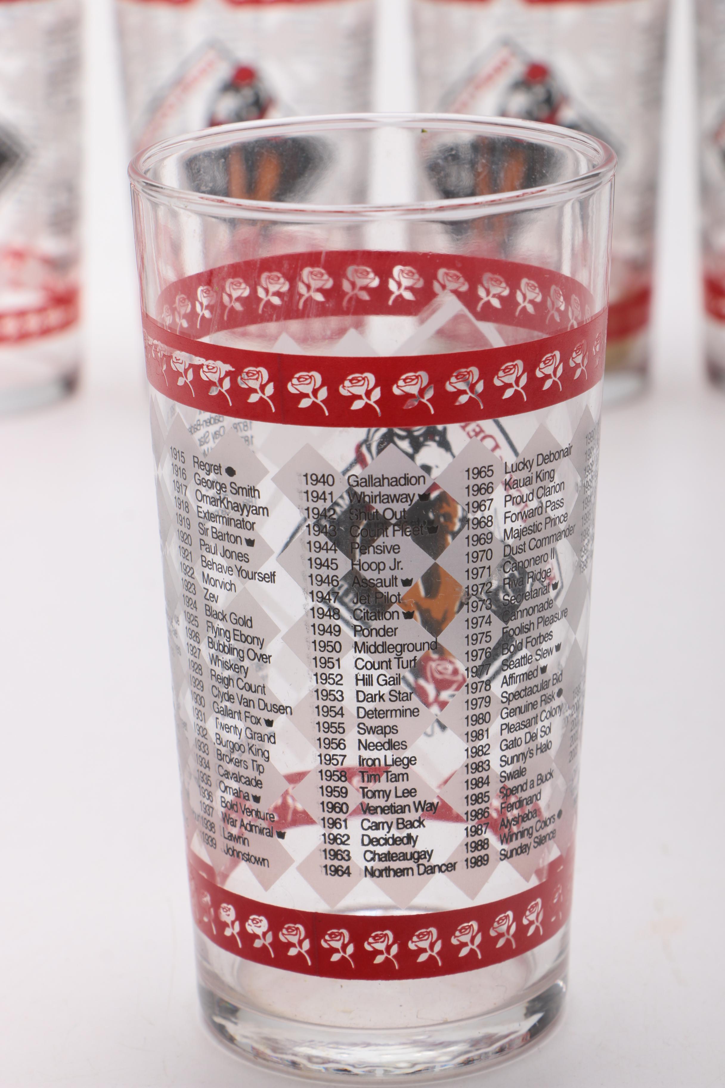 Kentucky Derby Bar Glasses