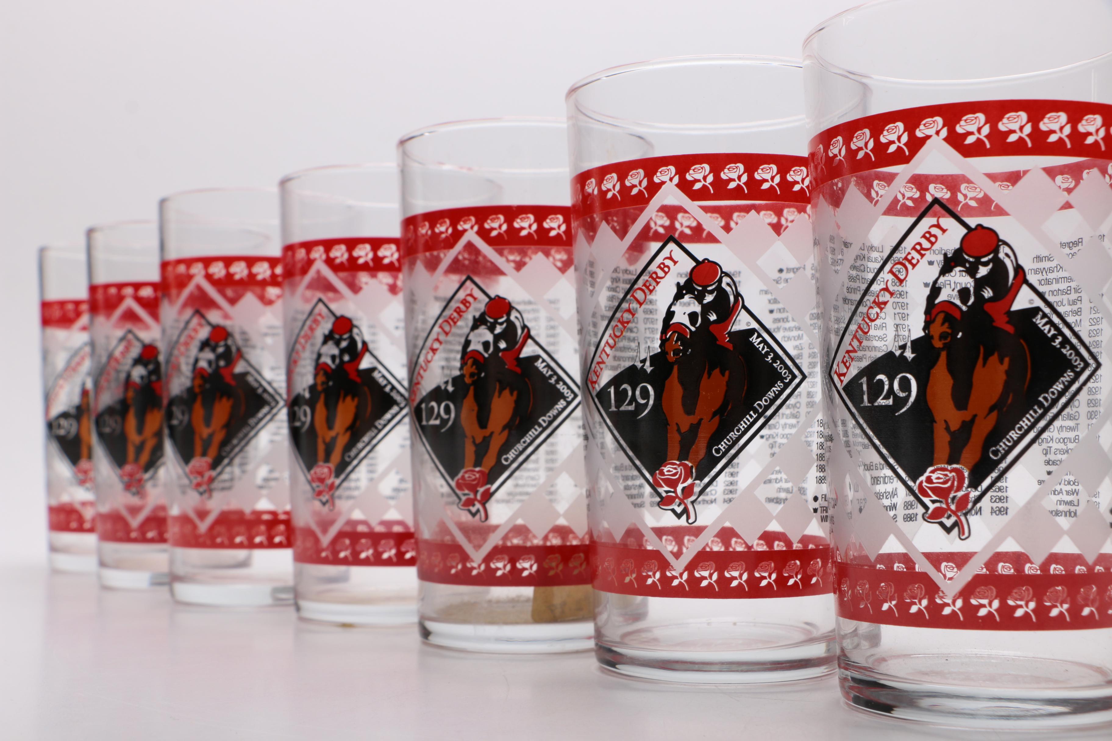 Kentucky Derby Bar Glasses