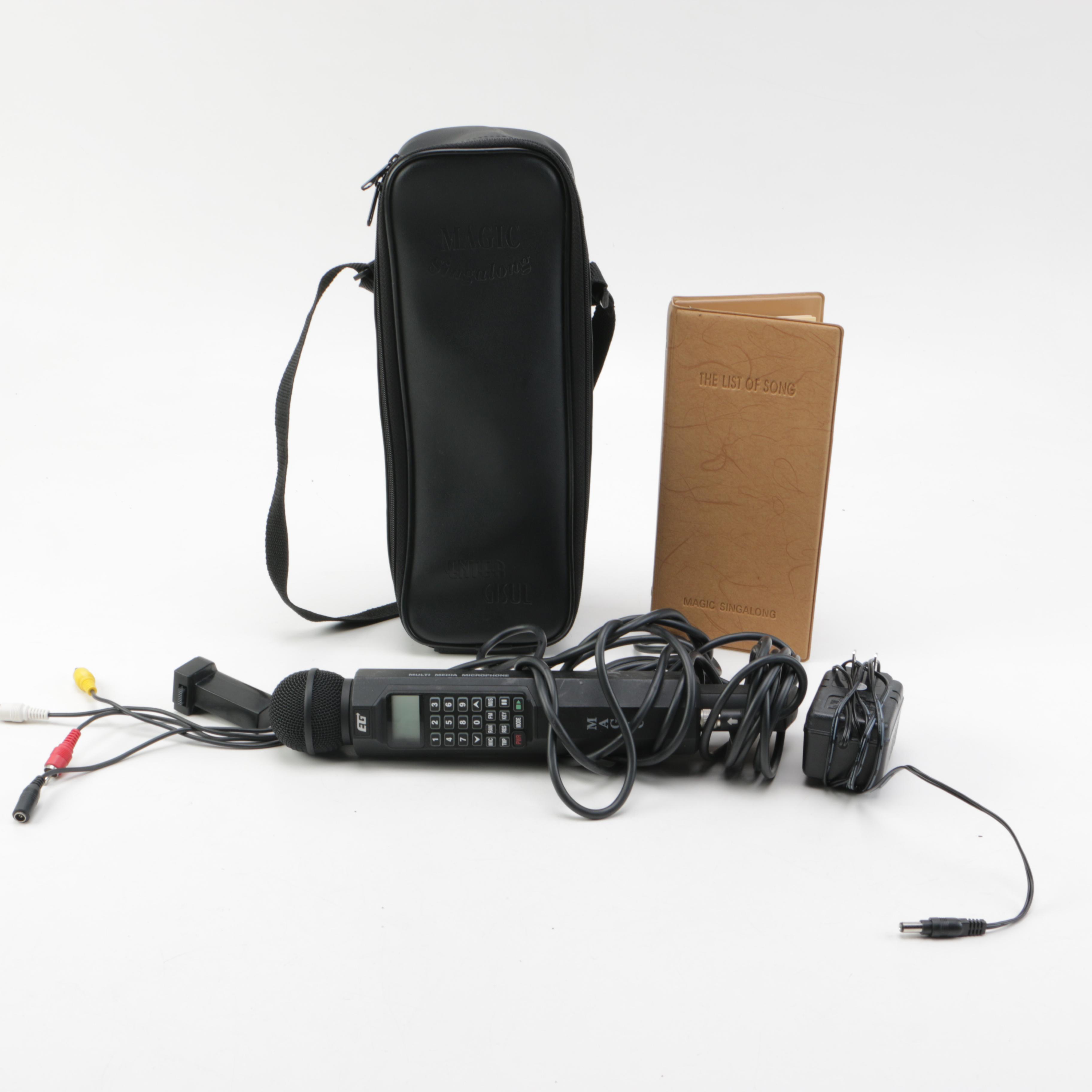 Magic Singalong Karaoke Multimedia Microphone