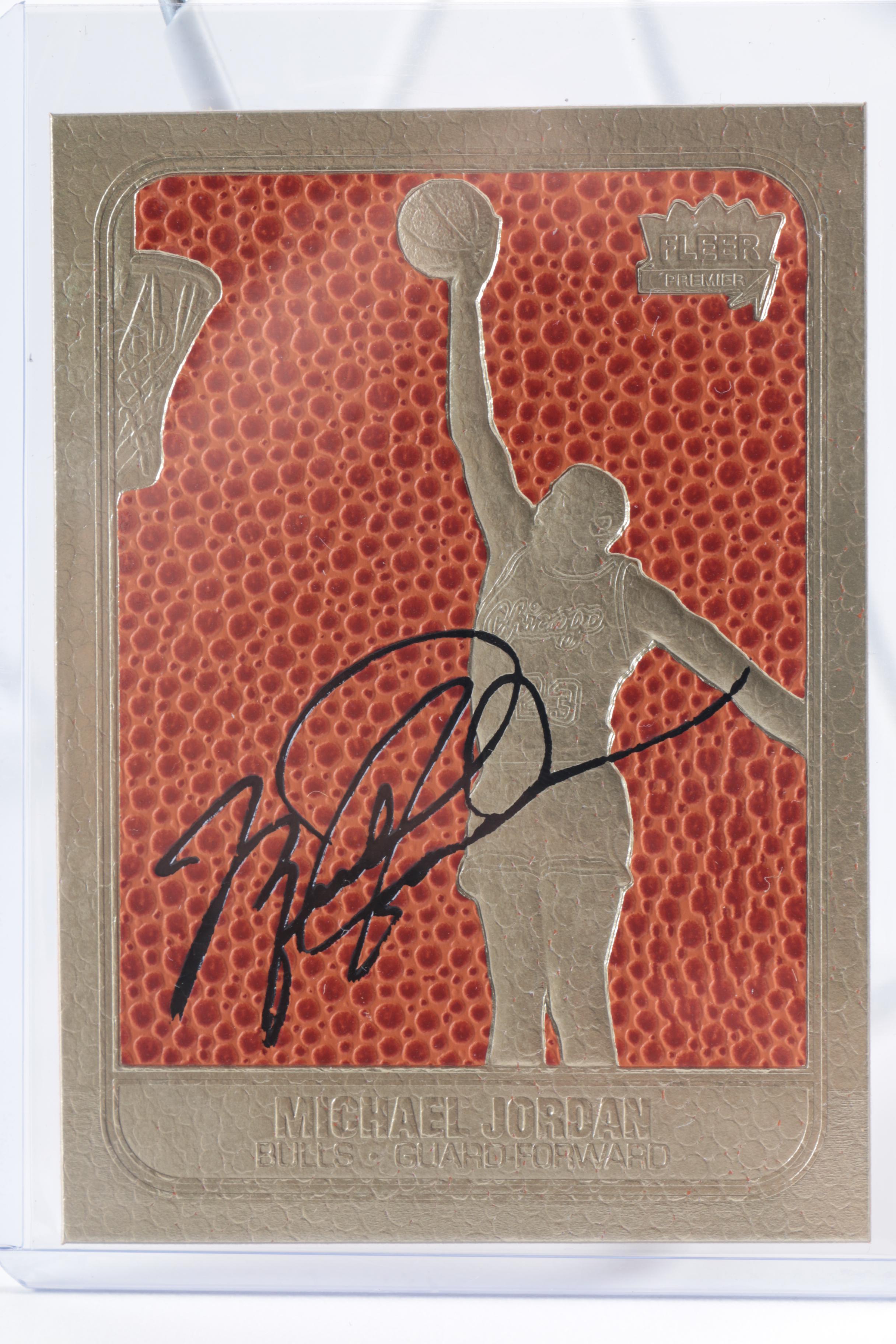 Michael Jordan 1997 Fleer Limited Edition 23K Gold Card