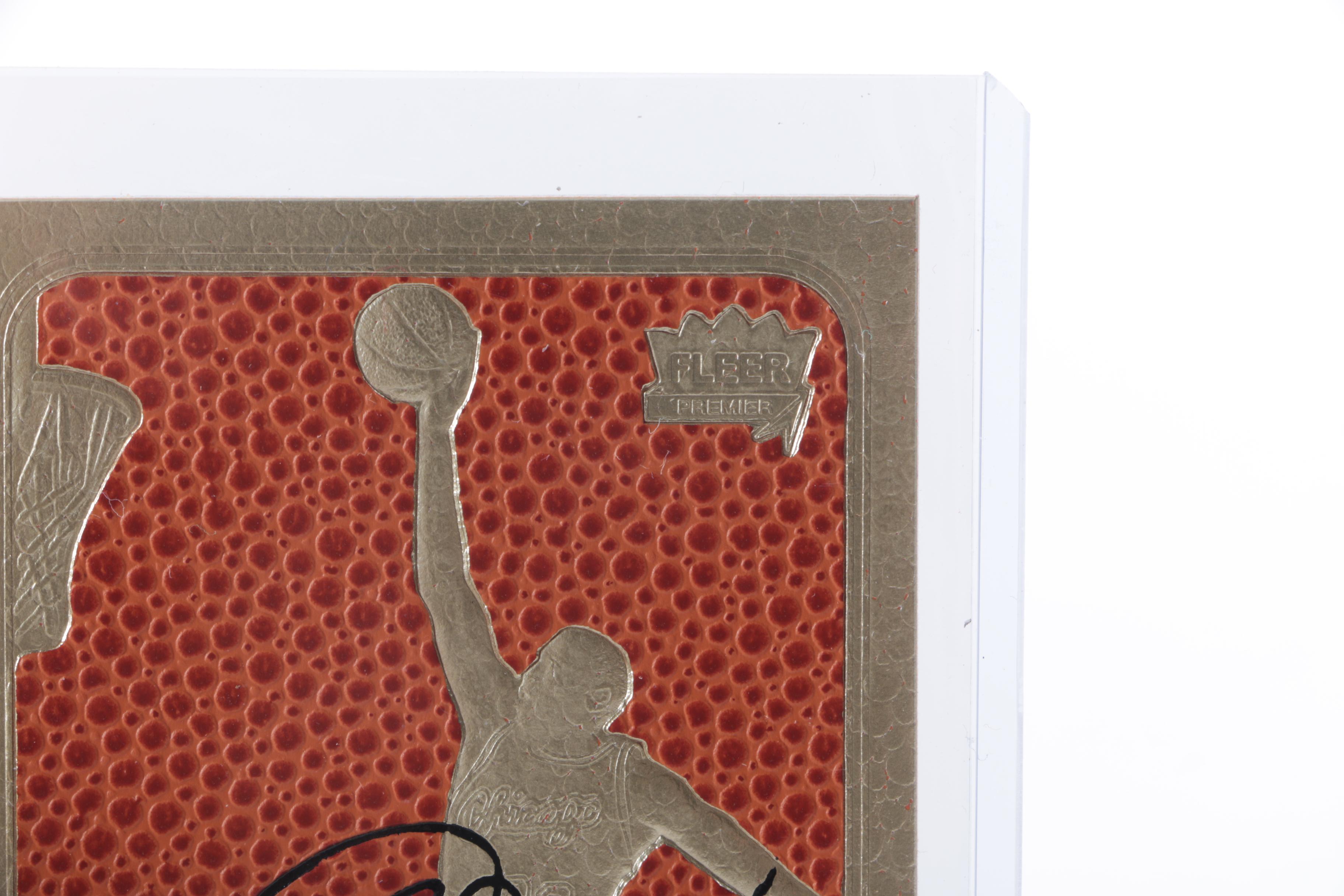 Michael Jordan 1997 Fleer Limited Edition 23K Gold Card