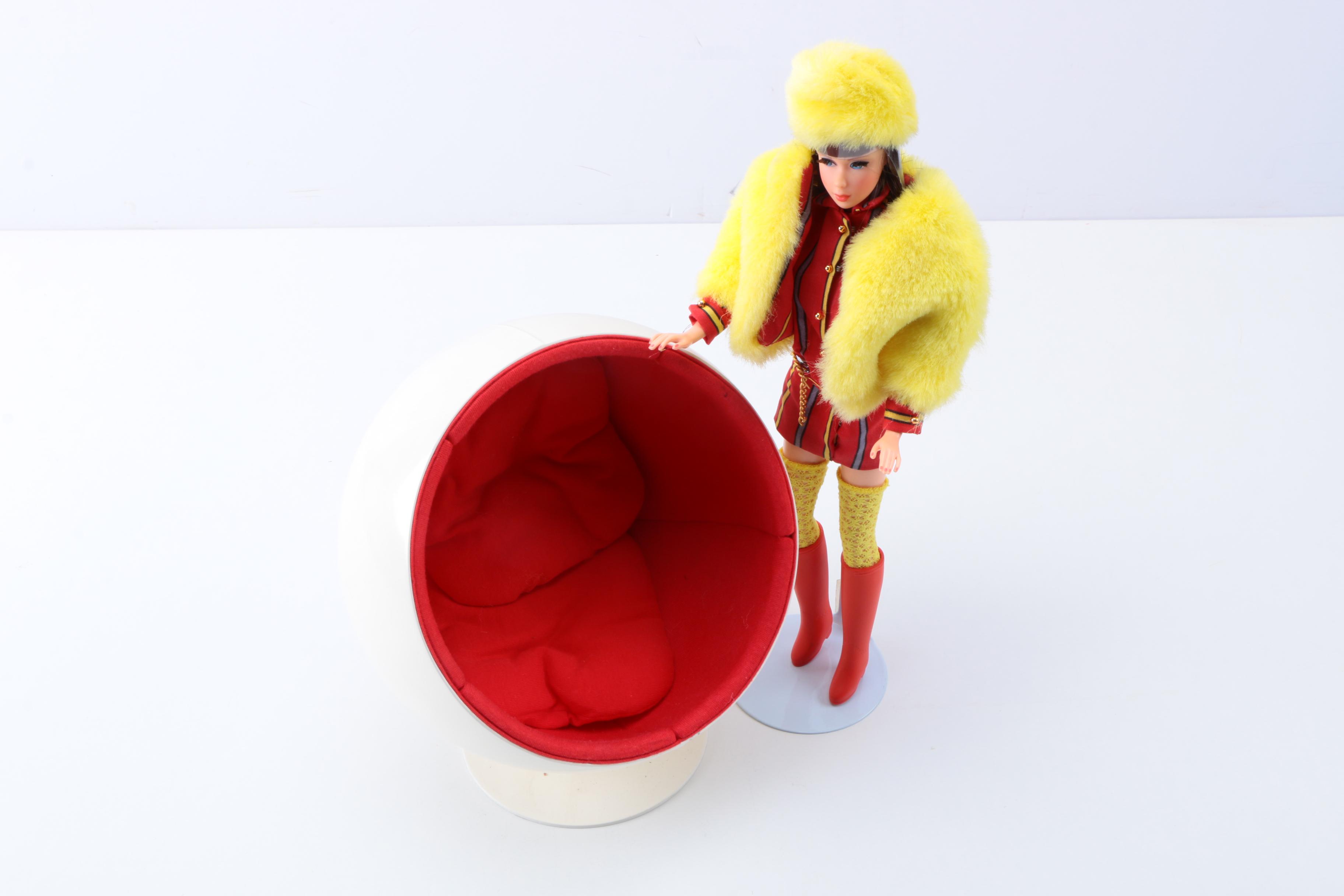 Vitra Design Museum Miniature Chair and Doll