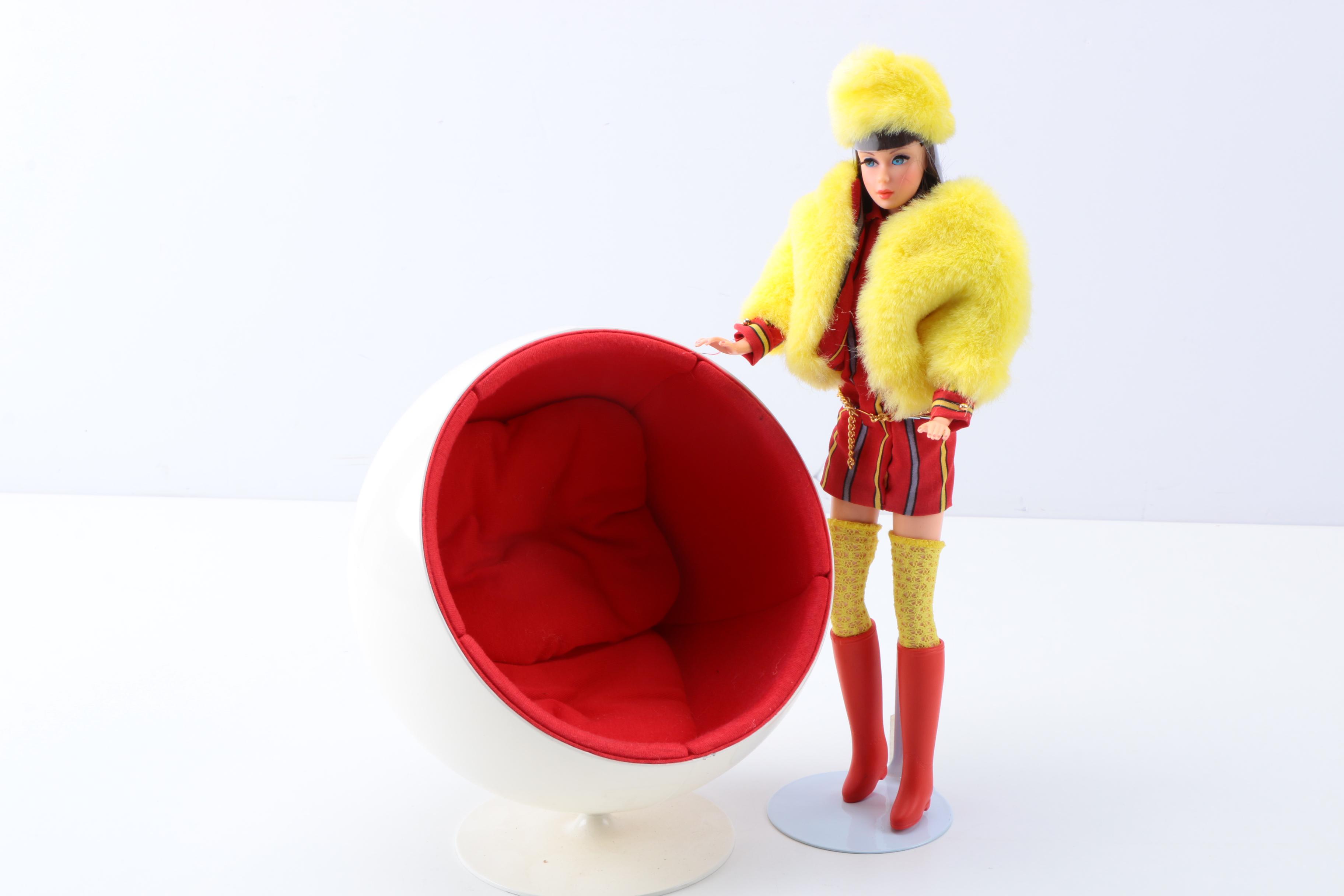Vitra Design Museum Miniature Chair and Doll