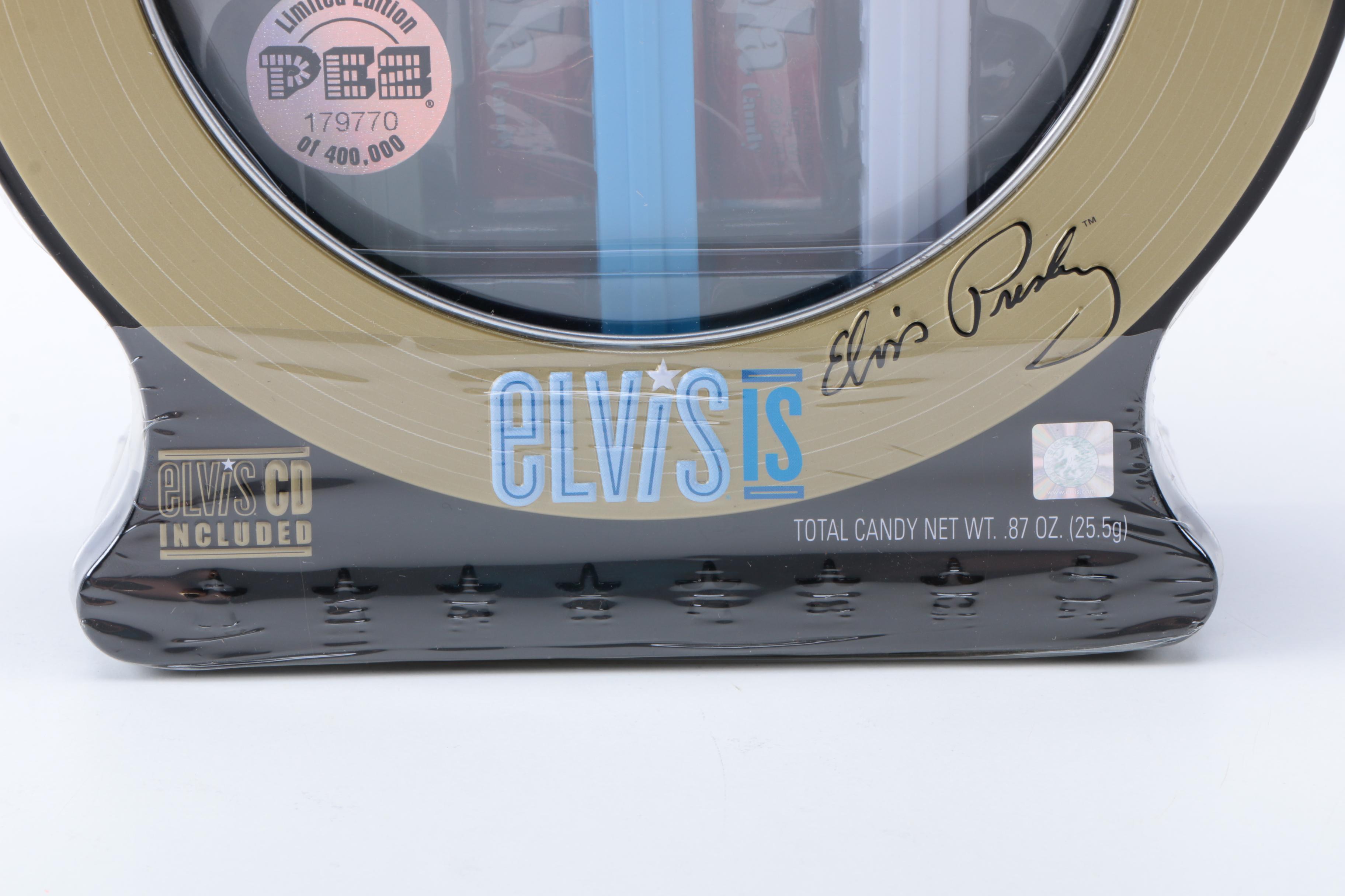 Set of Elvis Presley Limited Edition Collectors Pez Dispensers