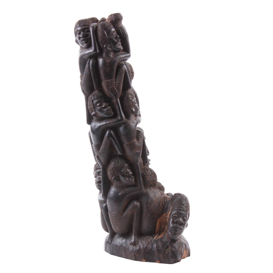 Kenyan Makonde Ebony Sculpture