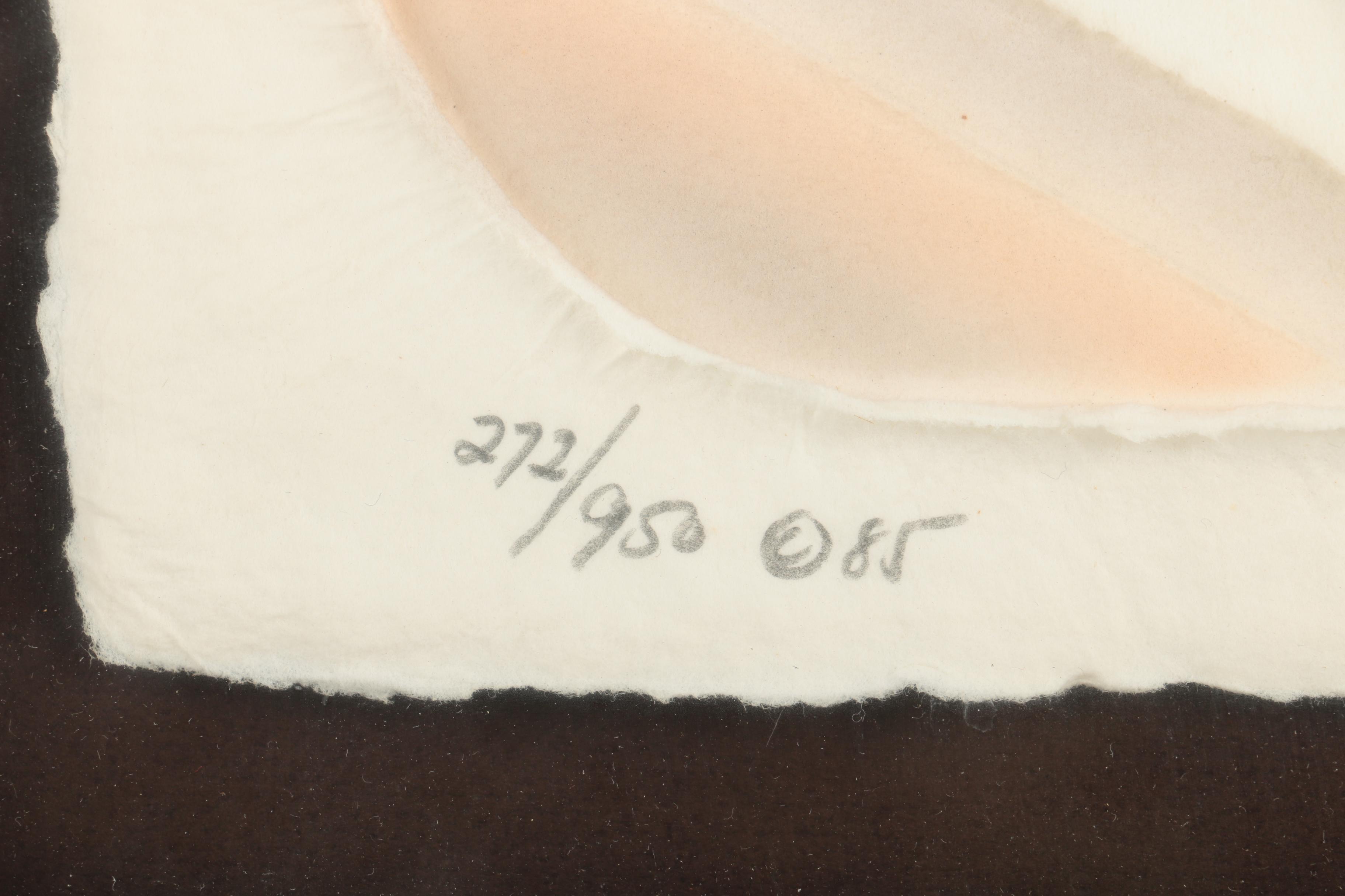 Wess Smith 1985 Limited Edition Cast Paper Print "Rhapsody"