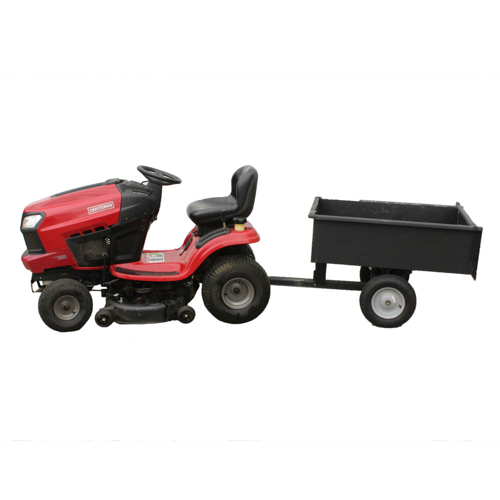 YT3000 Craftsman riding Lawn Mower and Trailer