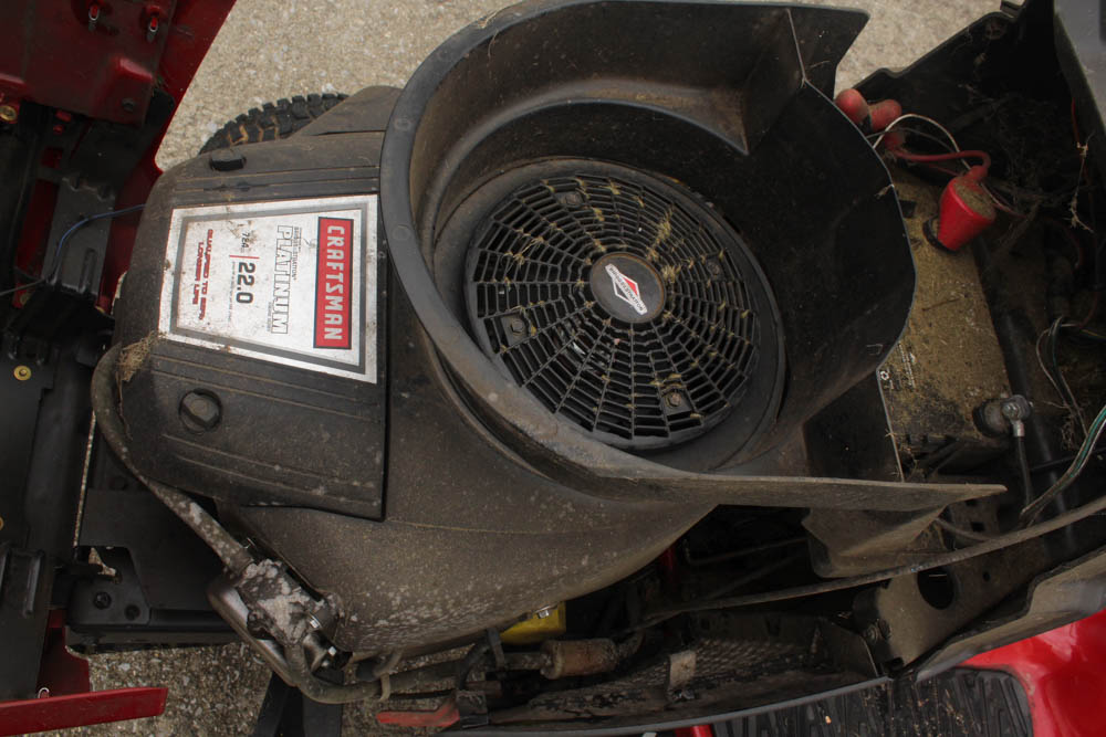 YT3000 Craftsman riding Lawn Mower and Trailer