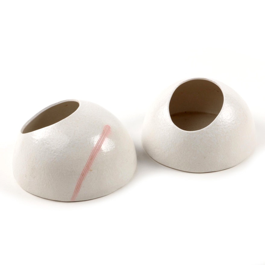 Contemporary Japanese Art Pottery Planters