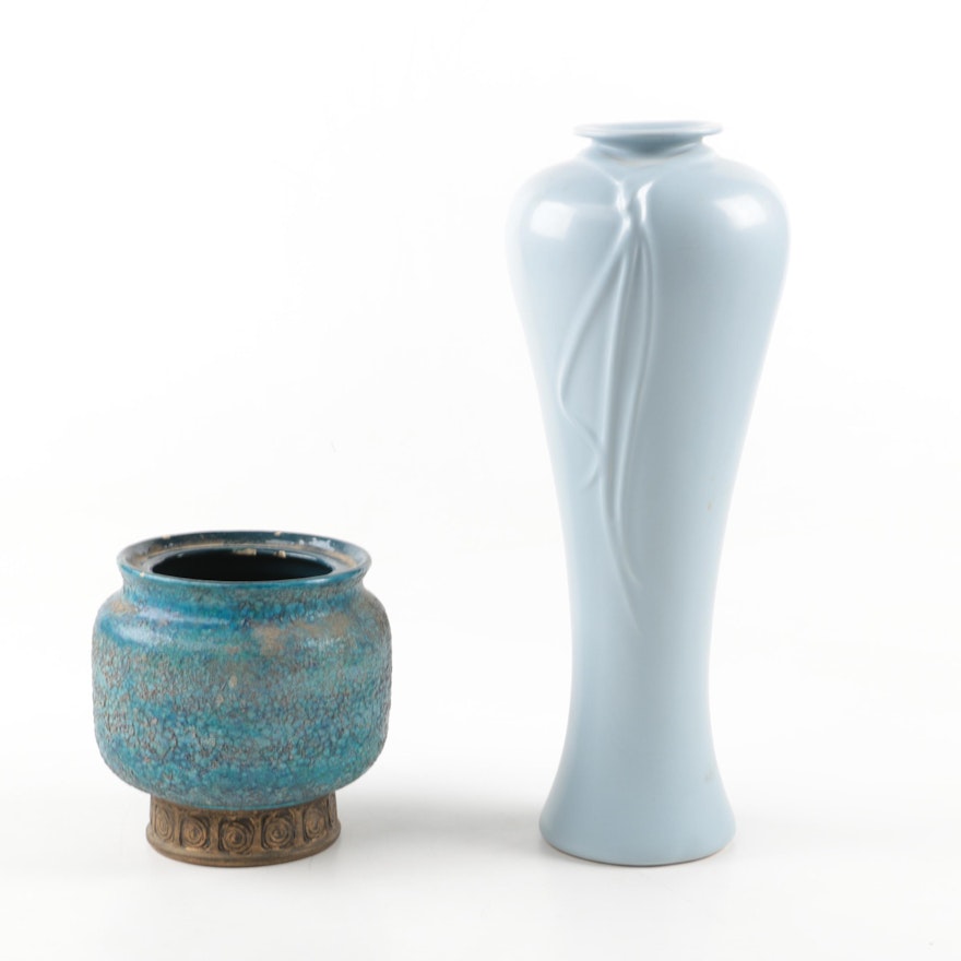 Two Vases Including Bitossi Rosenthal Netter