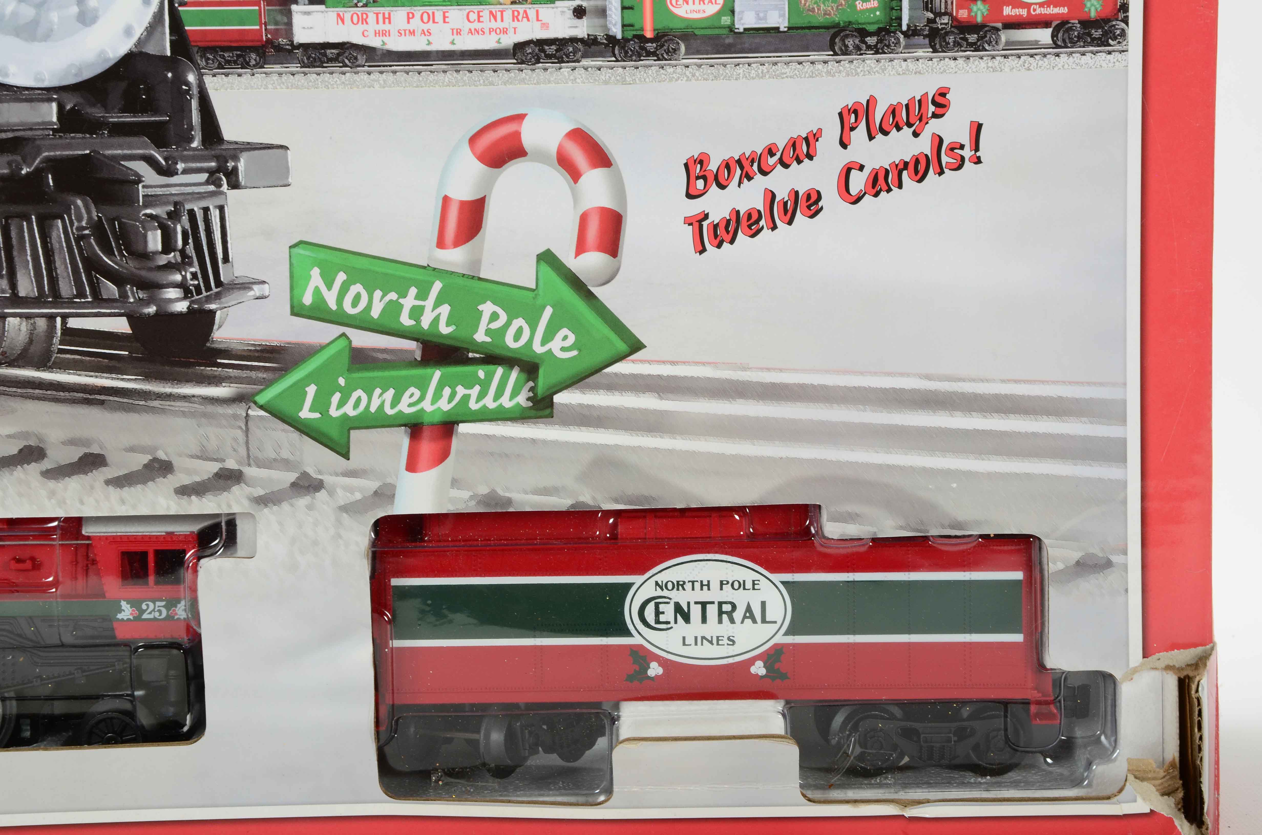 Lionel North Pole Central Christmas Train in O-Gauge
