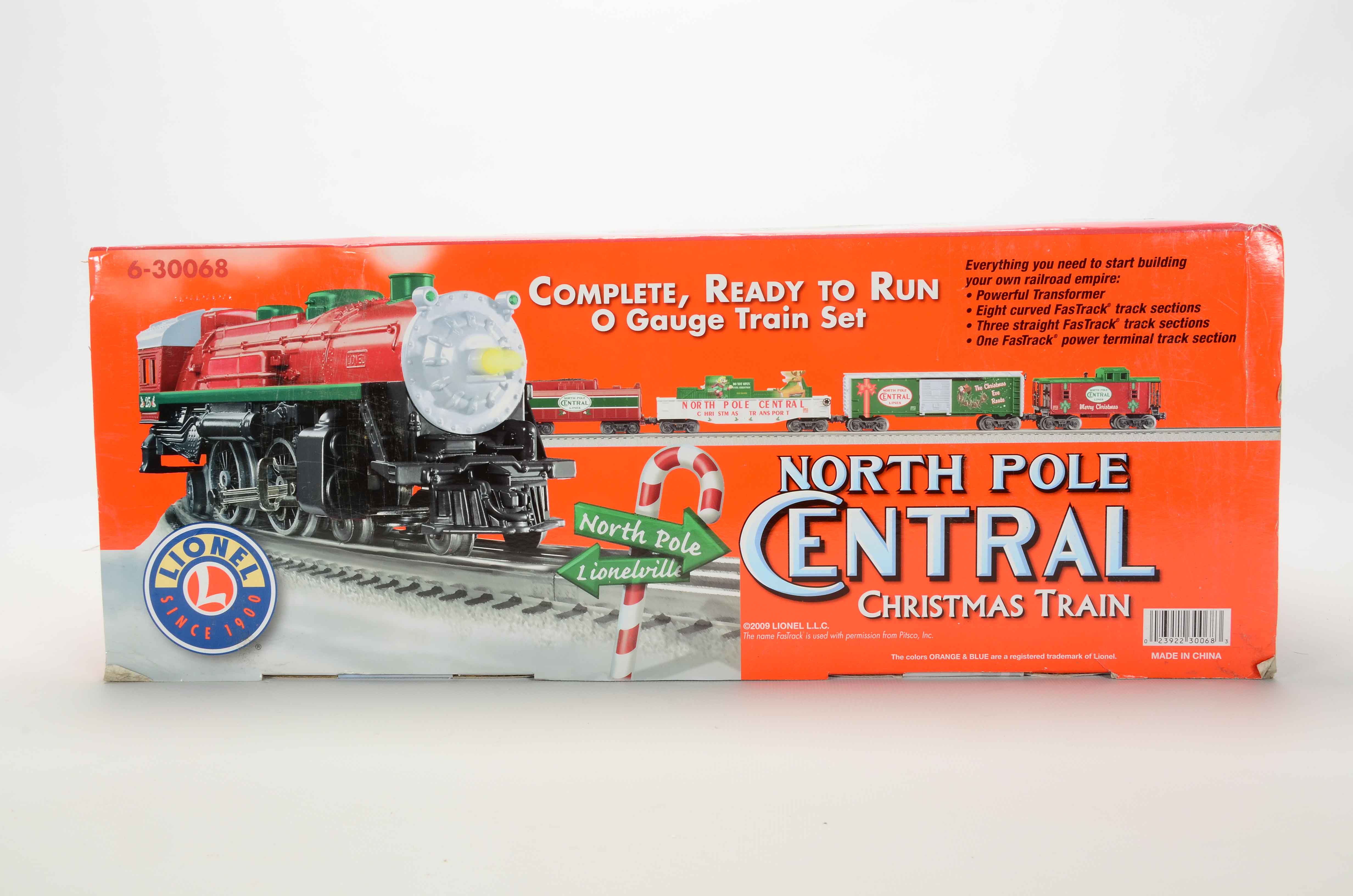 Lionel North Pole Central Christmas Train in O-Gauge