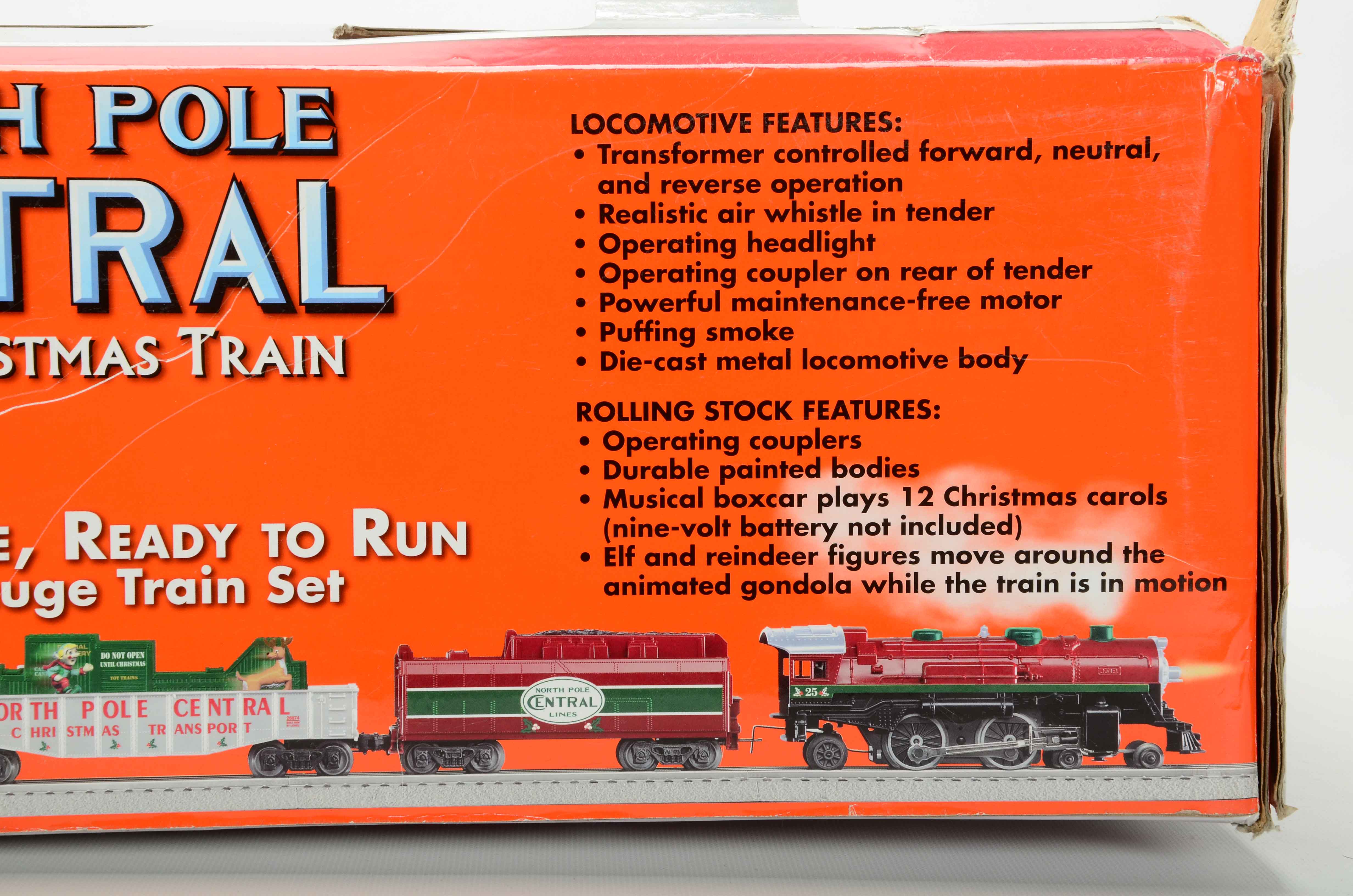 Lionel North Pole Central Christmas Train in O-Gauge