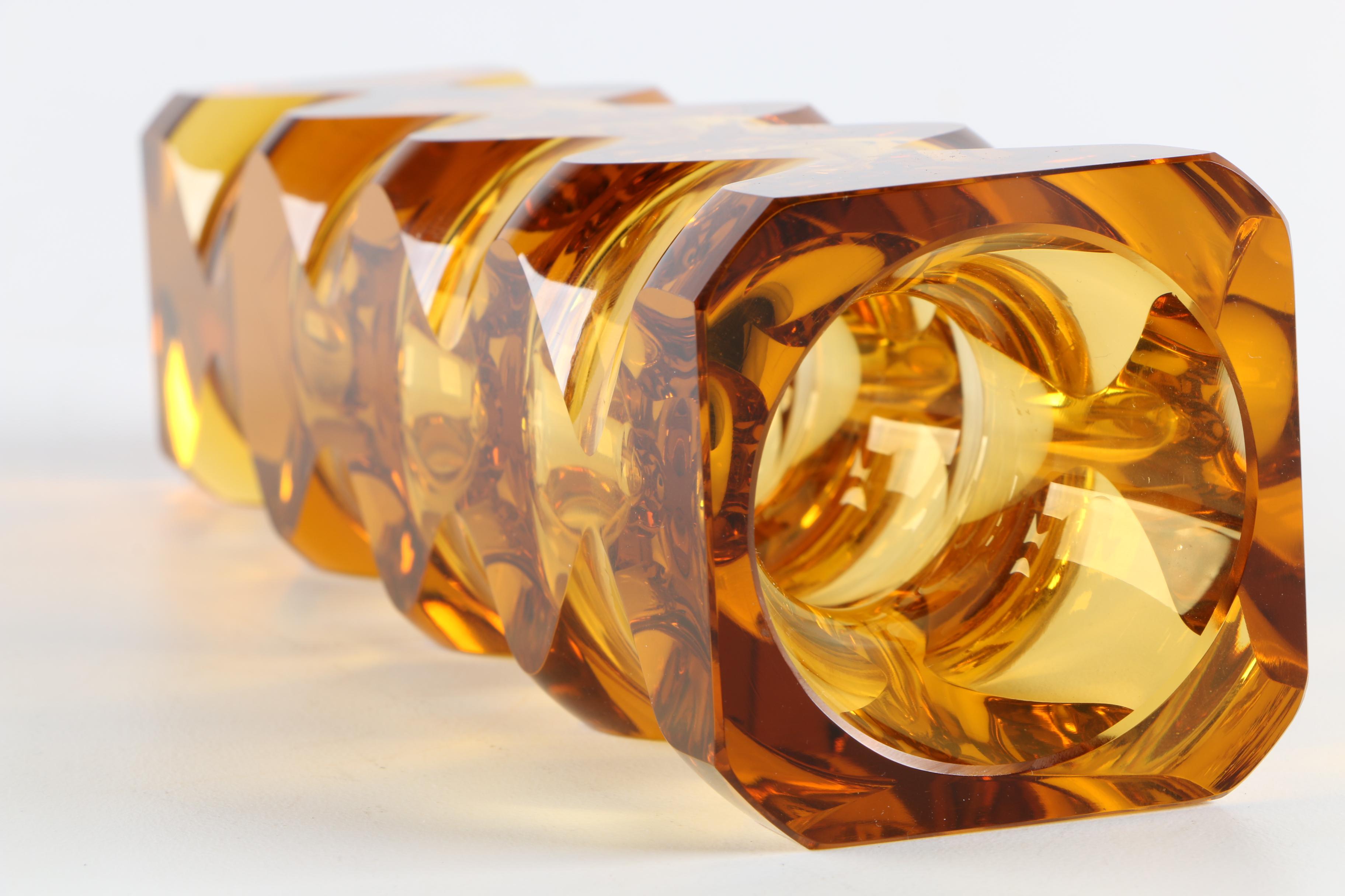 Oldrich Lipsky Bohemian Glass Vase