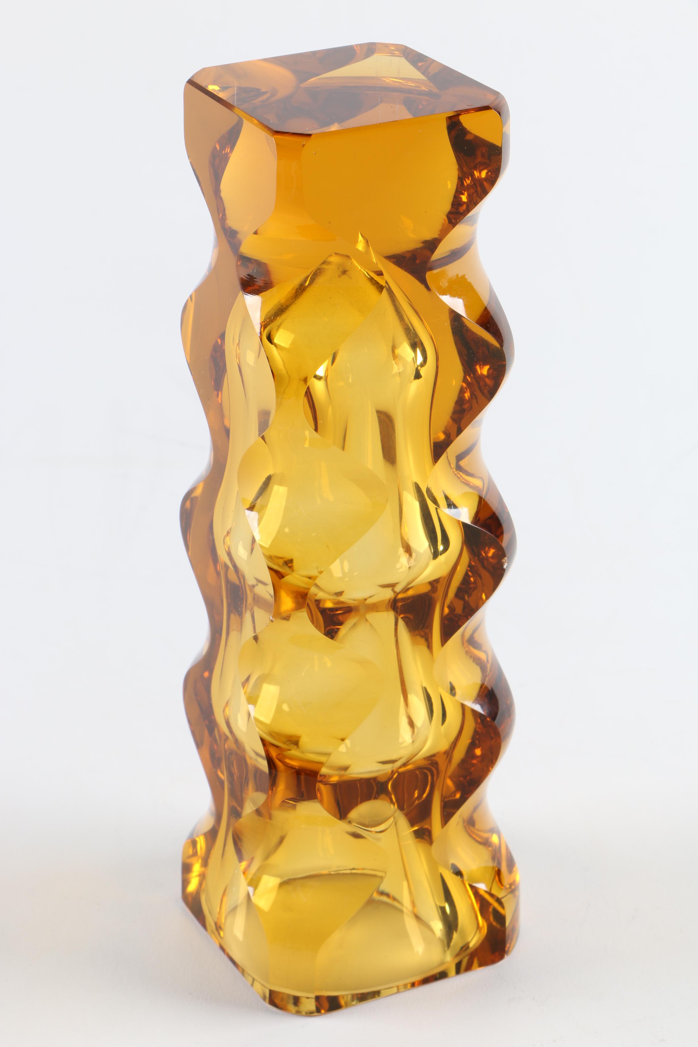 Oldrich Lipsky Bohemian Glass Vase