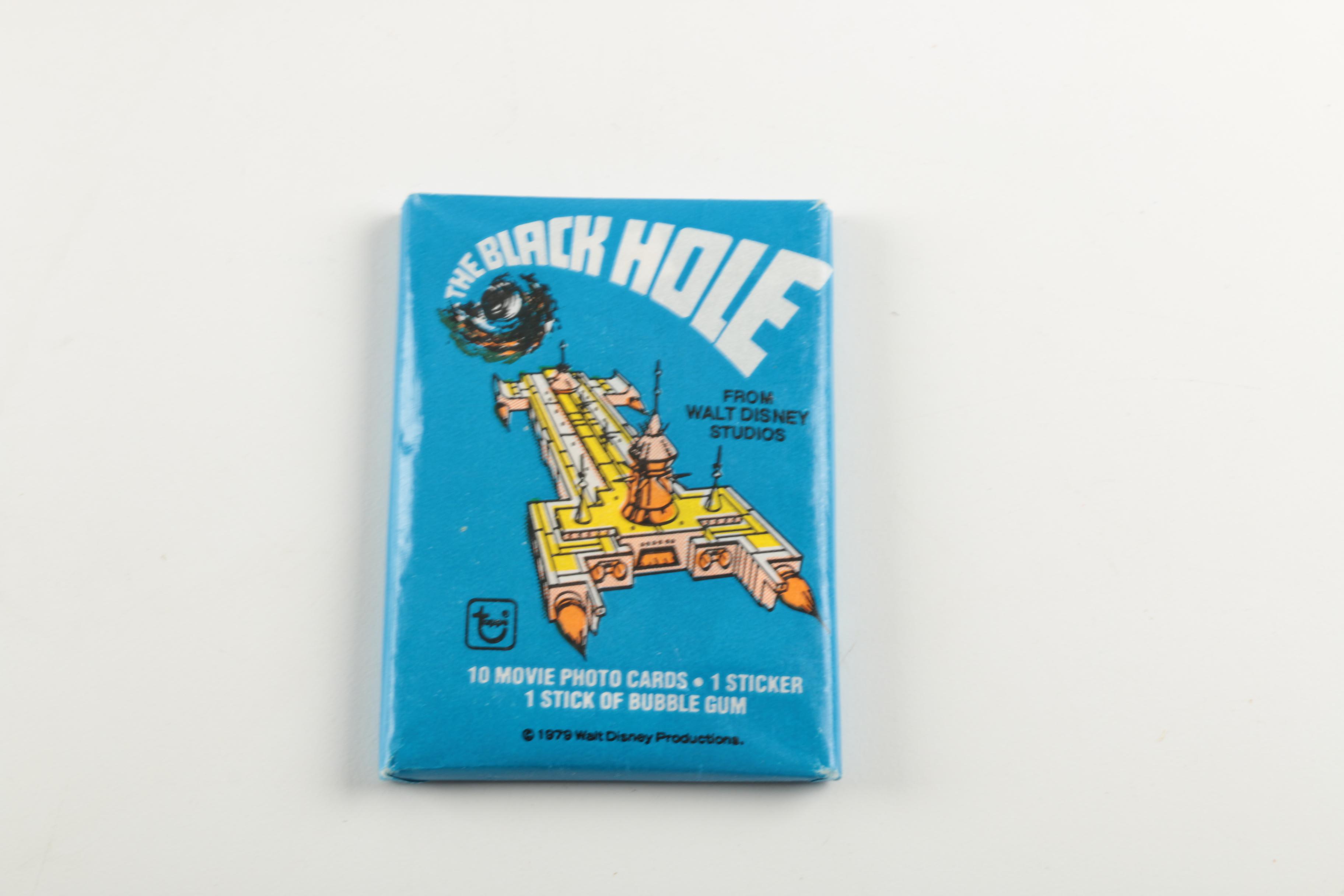 Assortment of Superman and  The Black Hole Trading Cards