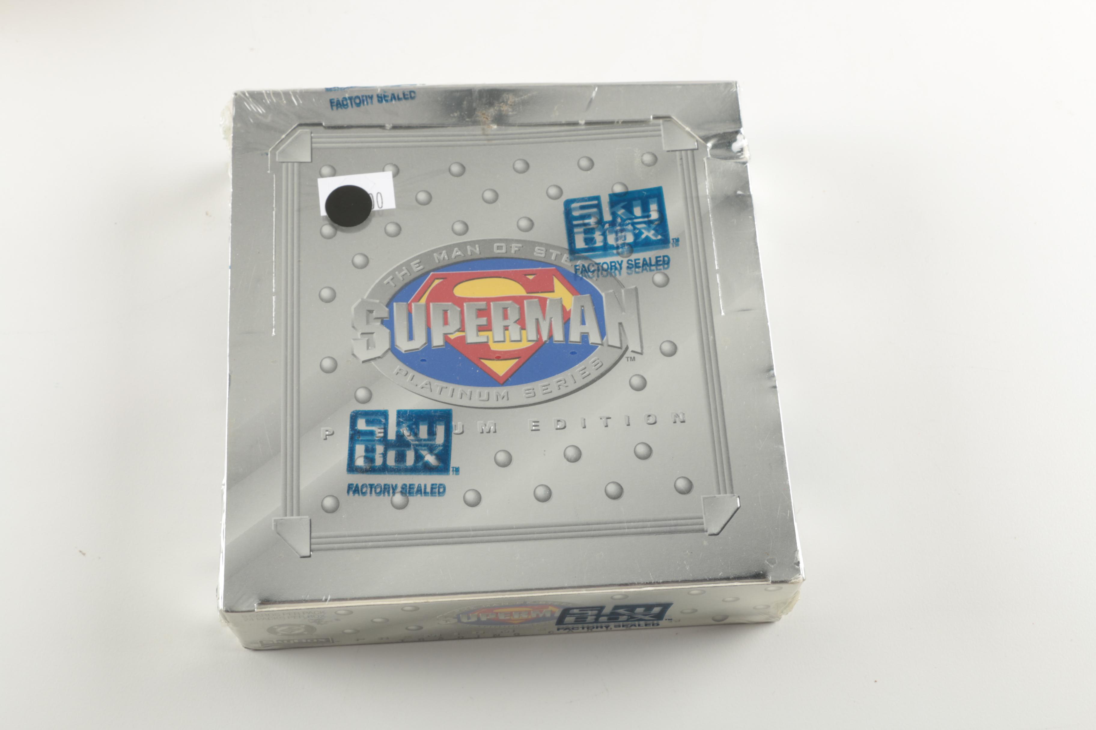 Assortment of Superman and  The Black Hole Trading Cards