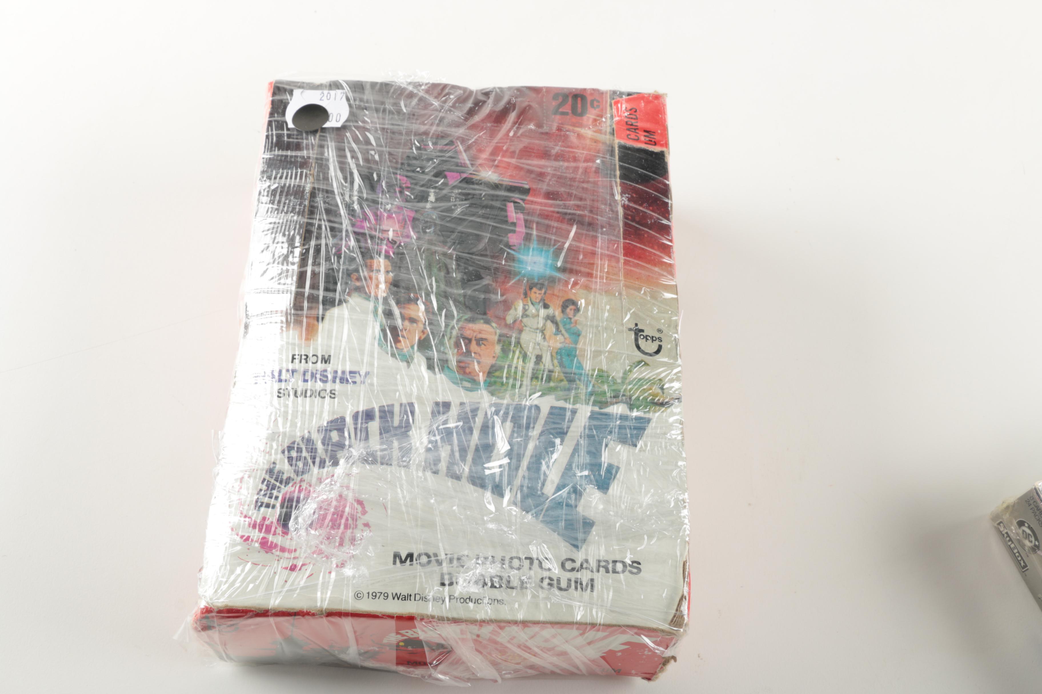 Assortment of Superman and  The Black Hole Trading Cards