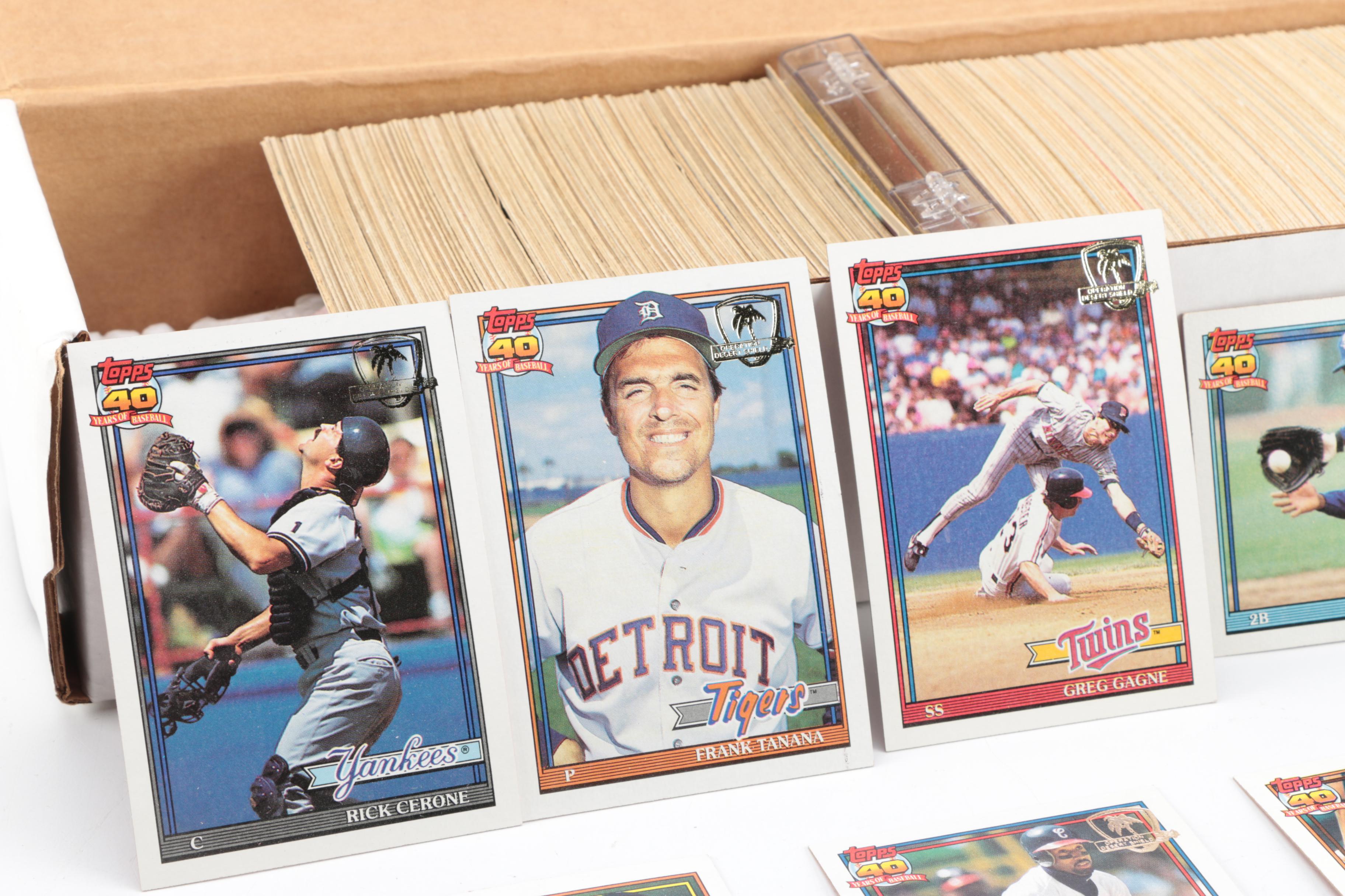 Collection of Topps Baseball Cards