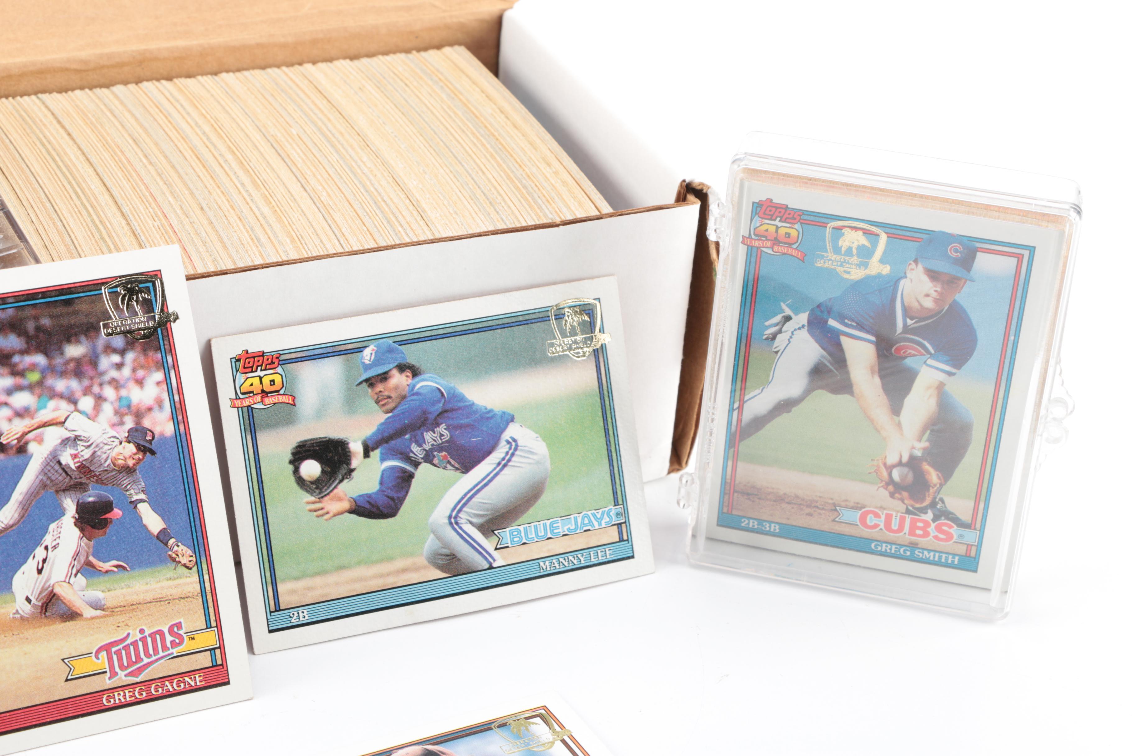 Collection of Topps Baseball Cards