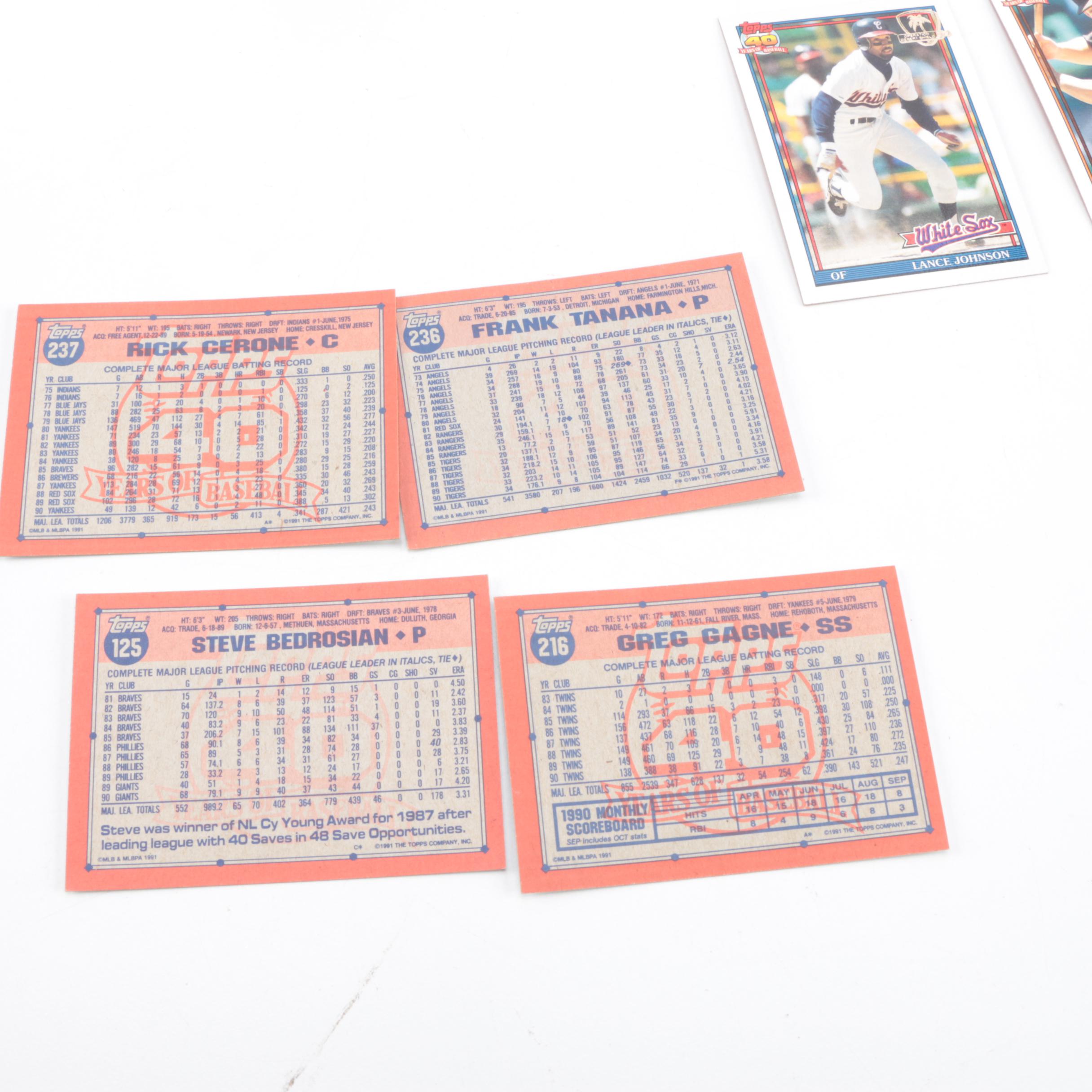 Collection of Topps Baseball Cards