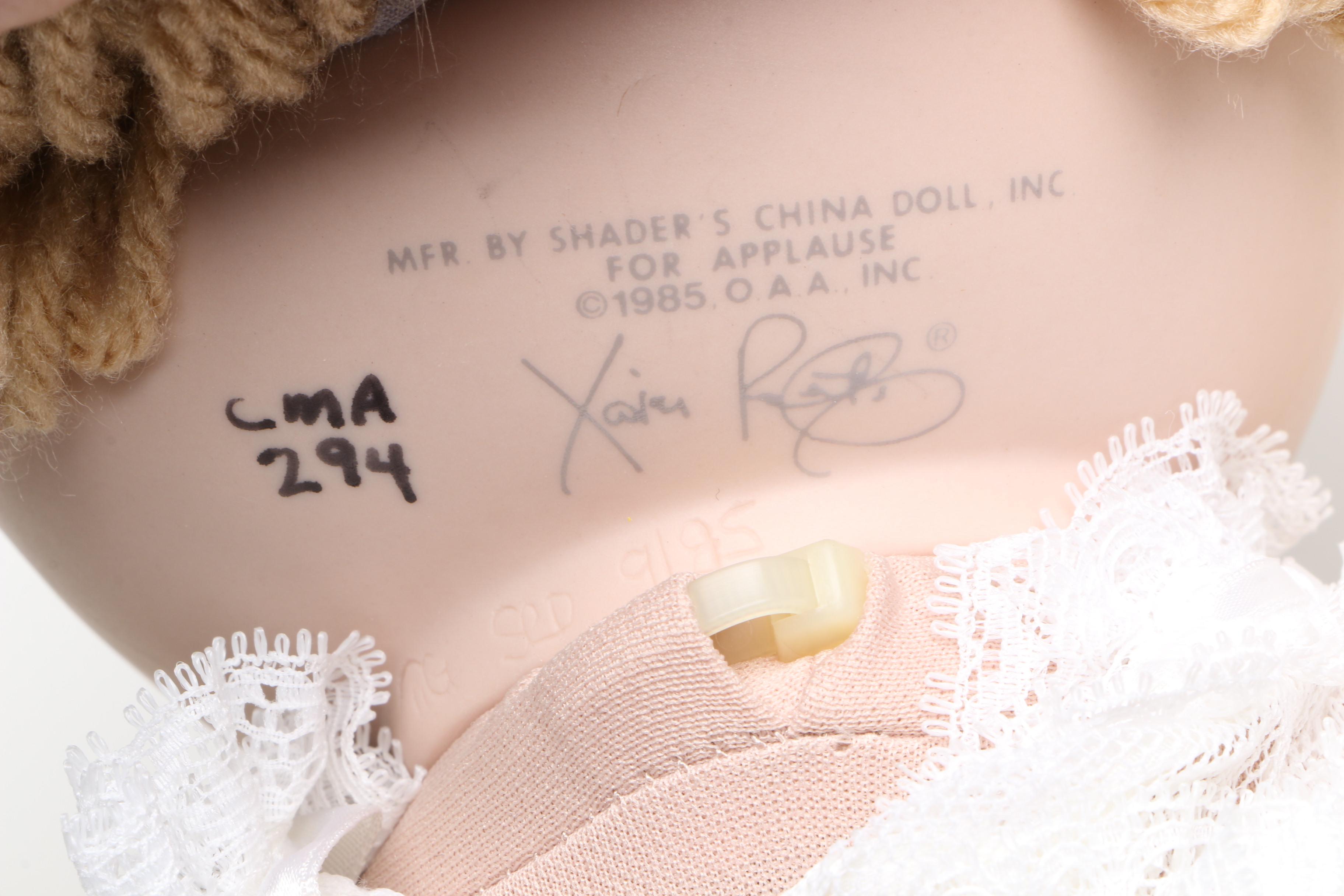 Vintage Cabbage Patch Kid with Stand