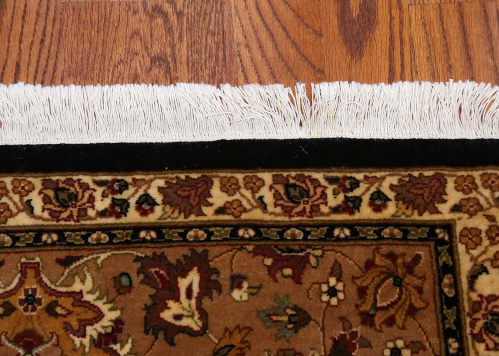 Hand-Knotted Chinese or Indian Persian-Style Wool Area Rug